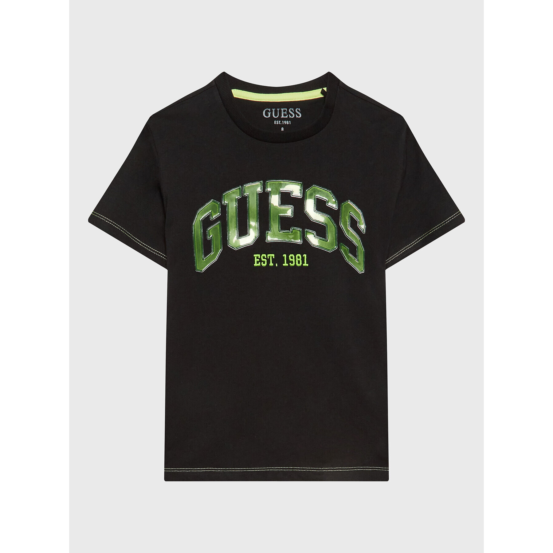 Guess T-Shirt L3RI01 K8HM3 Černá Regular Fit - Pepit.cz