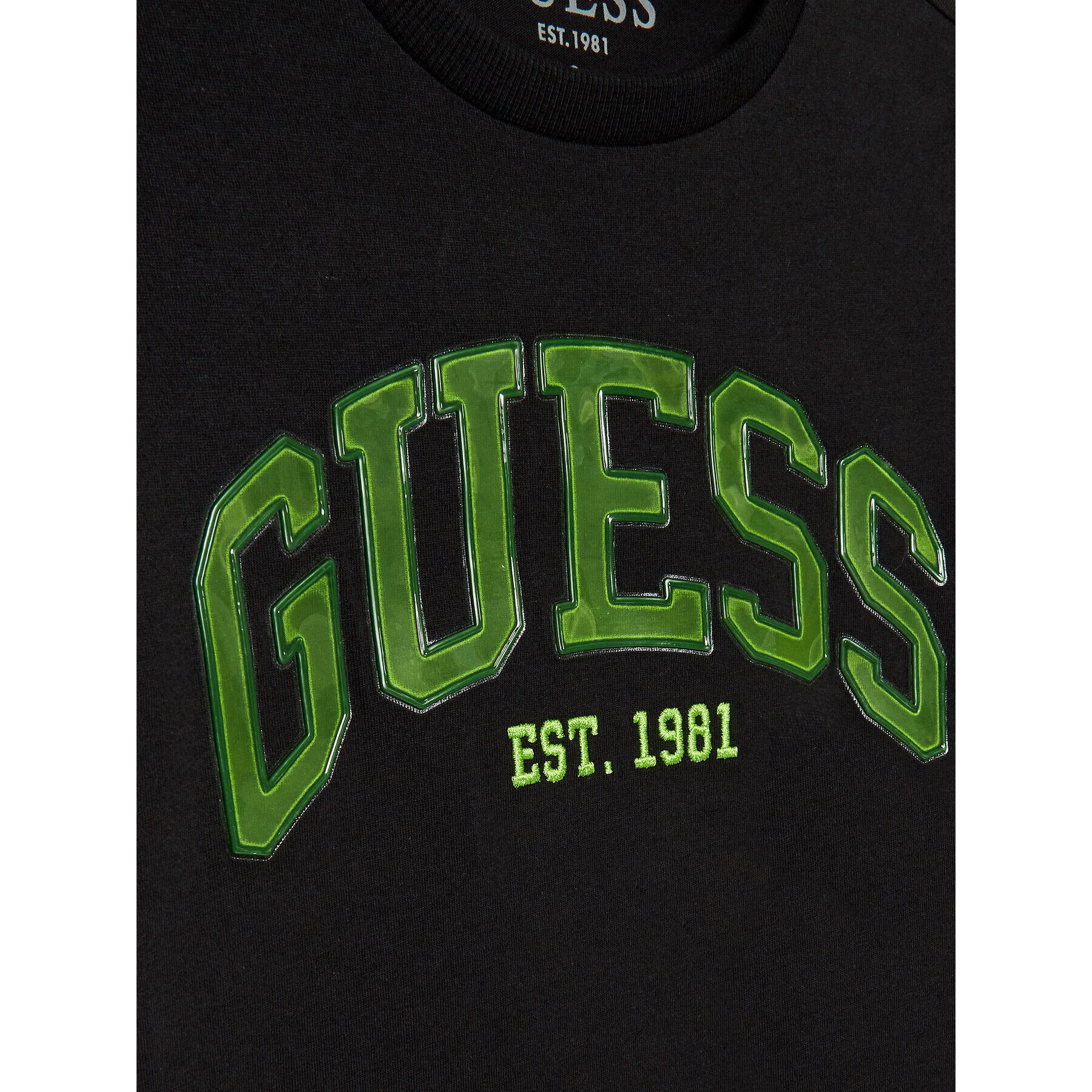 Guess T-Shirt L3RI01 K8HM3 Černá Regular Fit - Pepit.cz