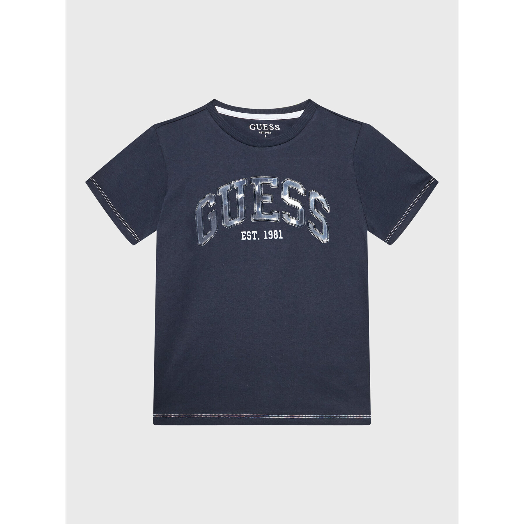 Guess T-Shirt L3RI01 K8HM3 Tmavomodrá Regular Fit - Pepit.cz