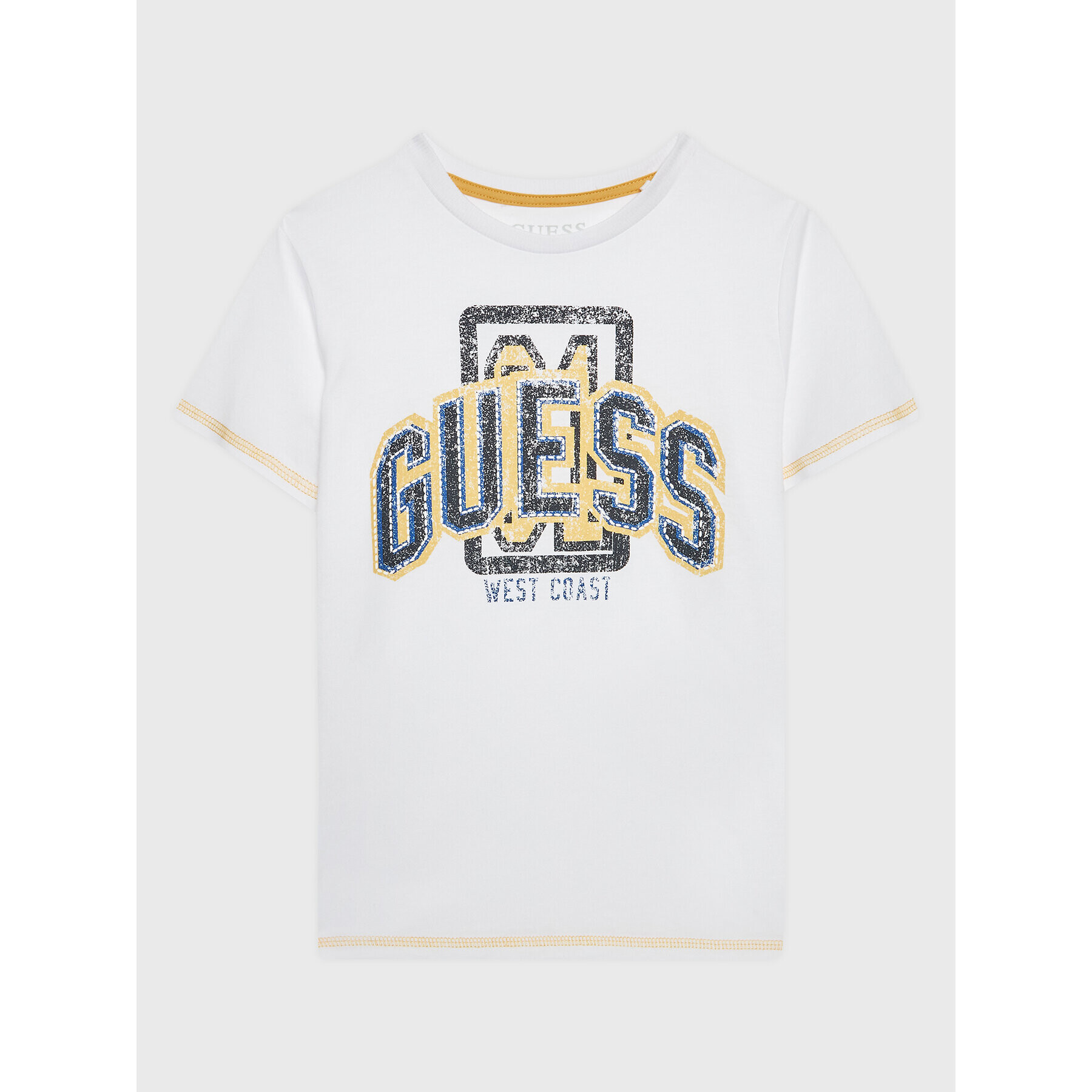 Guess T-Shirt L3RI11 K8HM0 Bílá Regular Fit - Pepit.cz