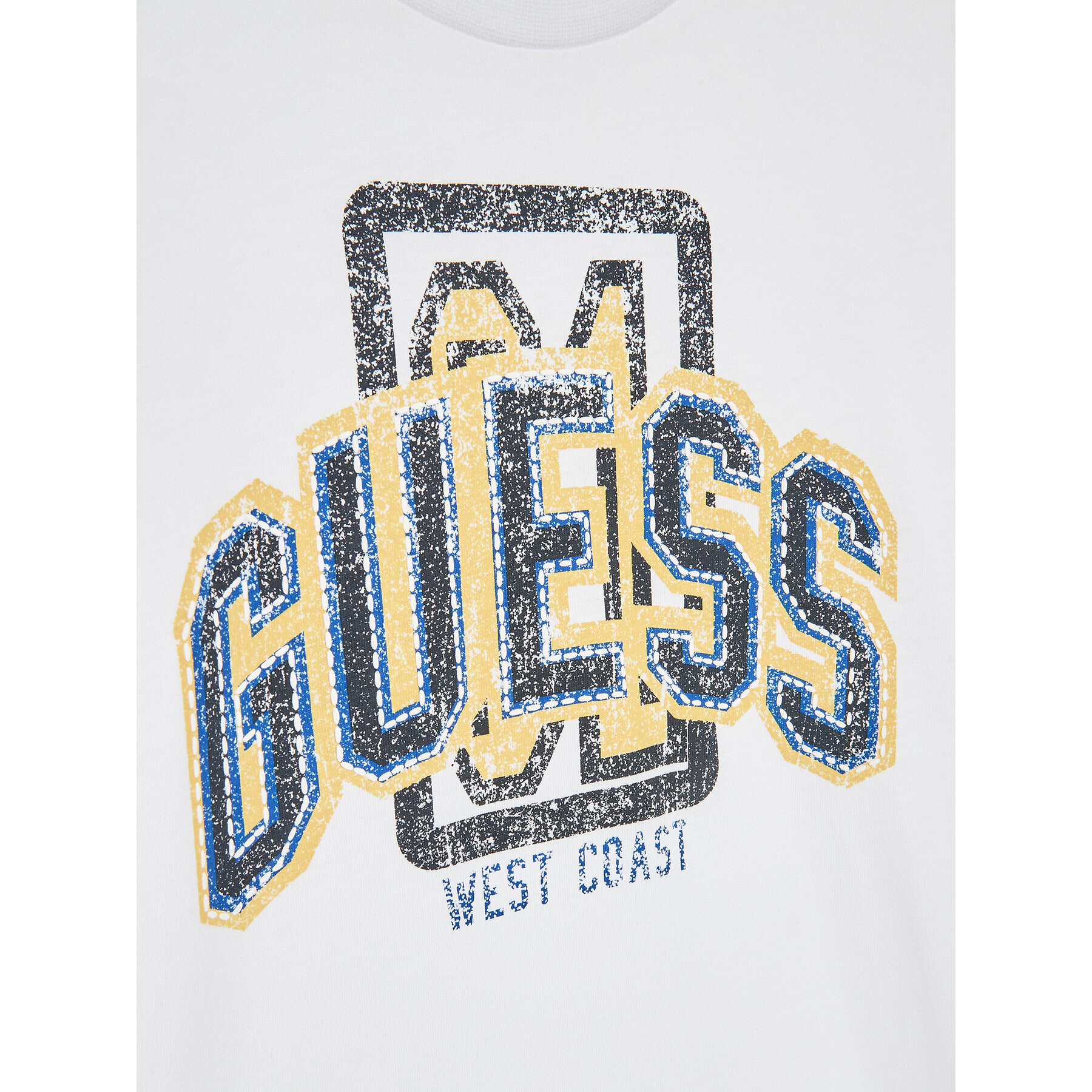 Guess T-Shirt L3RI11 K8HM0 Bílá Regular Fit - Pepit.cz