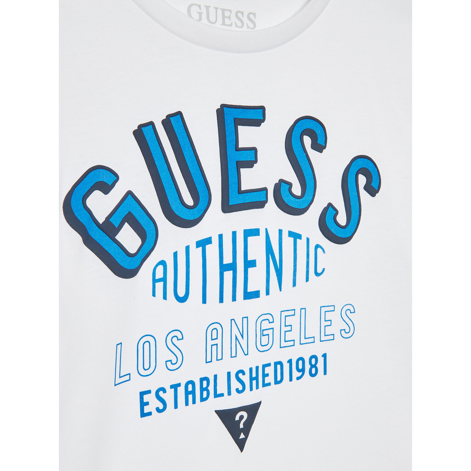 Guess T-Shirt L3RI12 K8HM0 Bílá Regular Fit - Pepit.cz