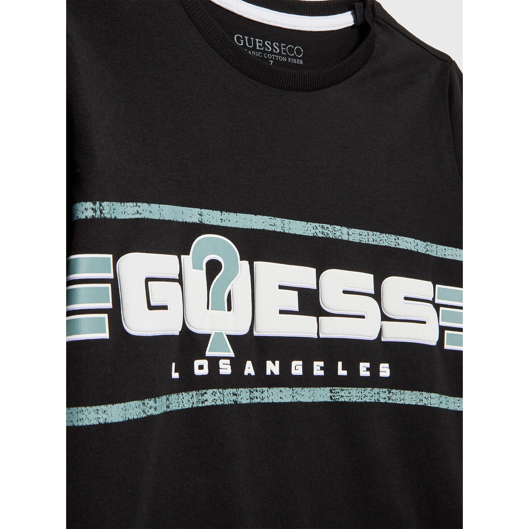 Guess T-Shirt L3RI17 K8HM0 Černá Regular Fit - Pepit.cz