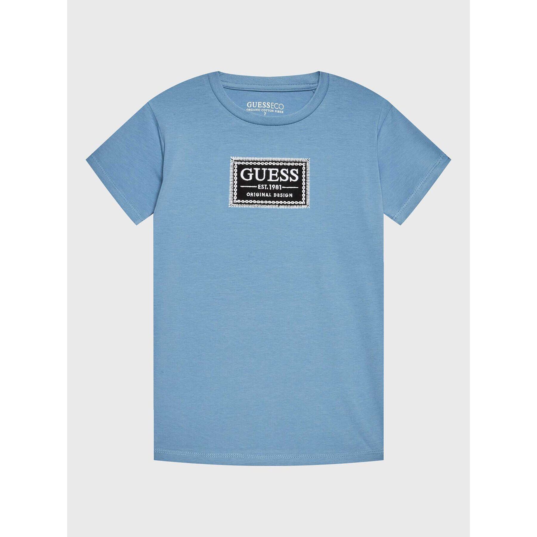 Guess T-Shirt L3RI20 K6YW1 Modrá Regular Fit - Pepit.cz