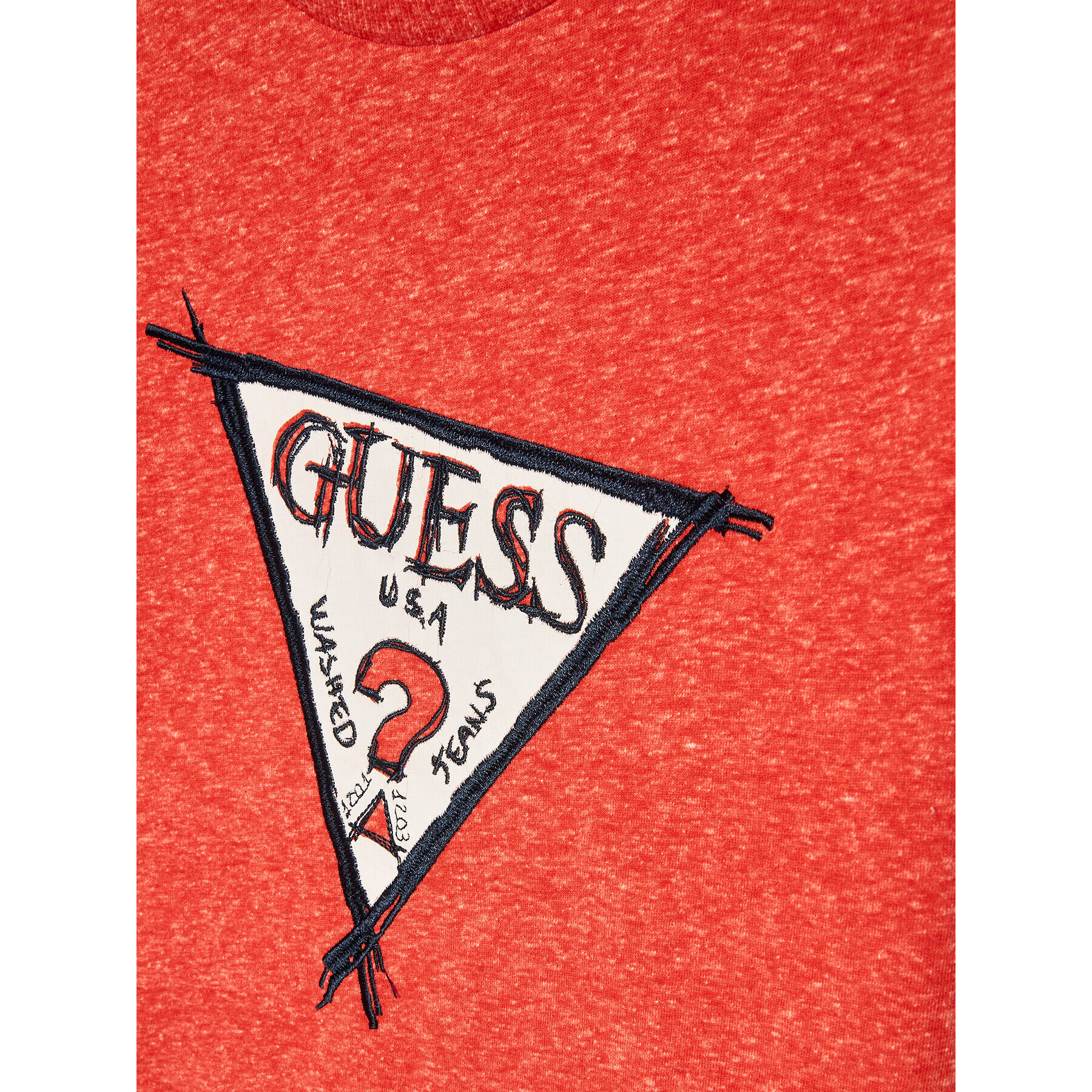 Guess T-Shirt L3RI24 KAV10 Červená Regular Fit - Pepit.cz