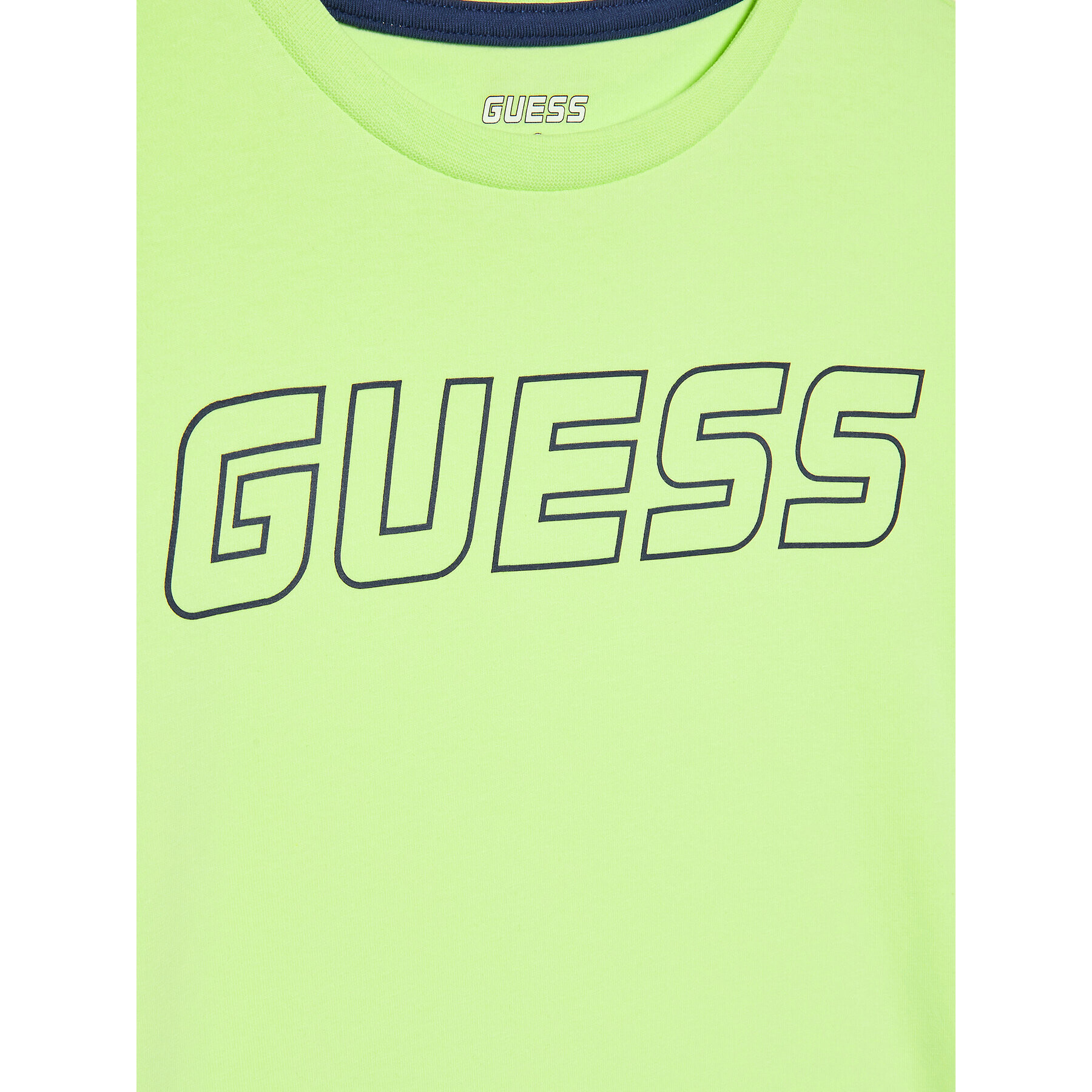 Guess T-Shirt L3RI25 J1314 Zelená Regular Fit - Pepit.cz