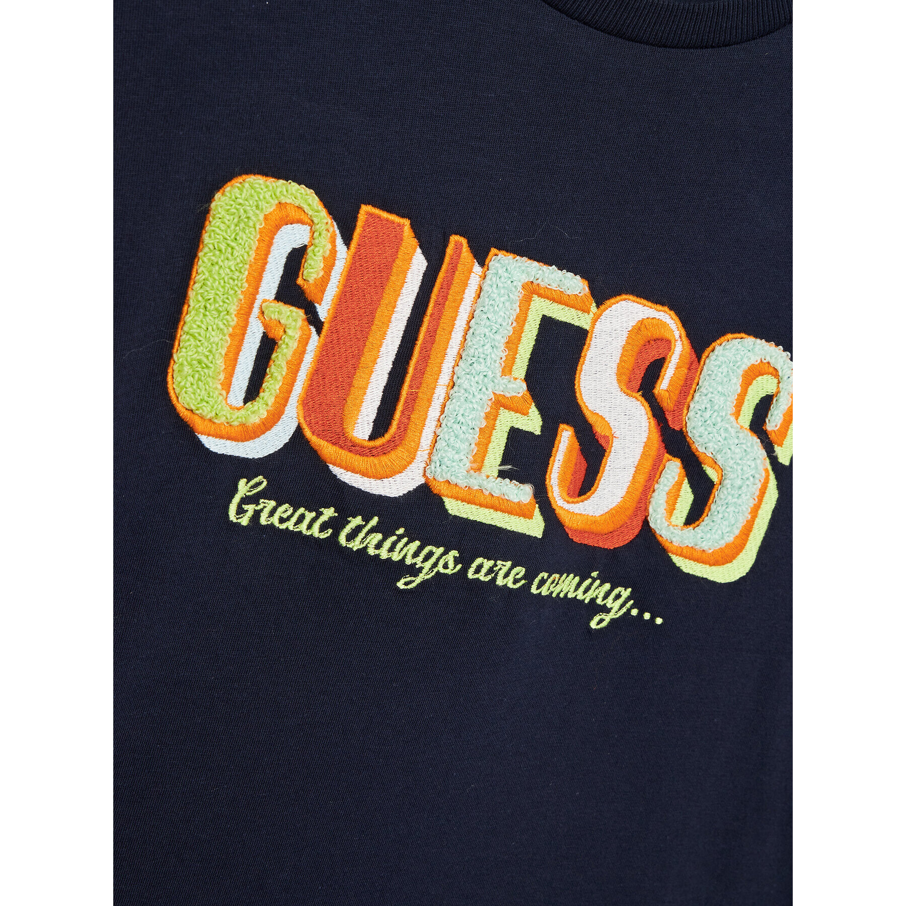 Guess T-Shirt L3YI08 K8HM4 Modrá Oversize - Pepit.cz