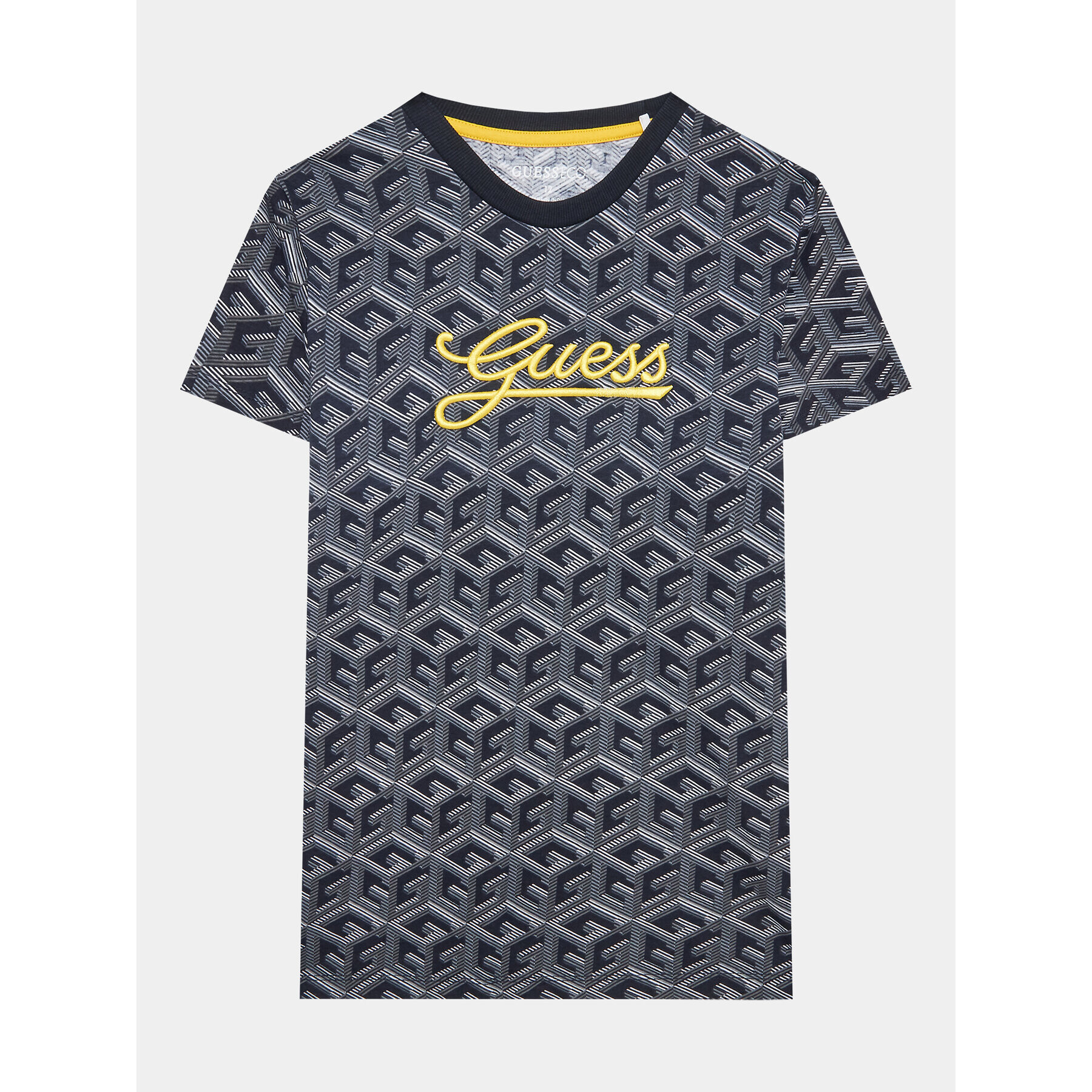 Guess T-Shirt L3YI32 K8HM3 Tmavomodrá Regular Fit - Pepit.cz