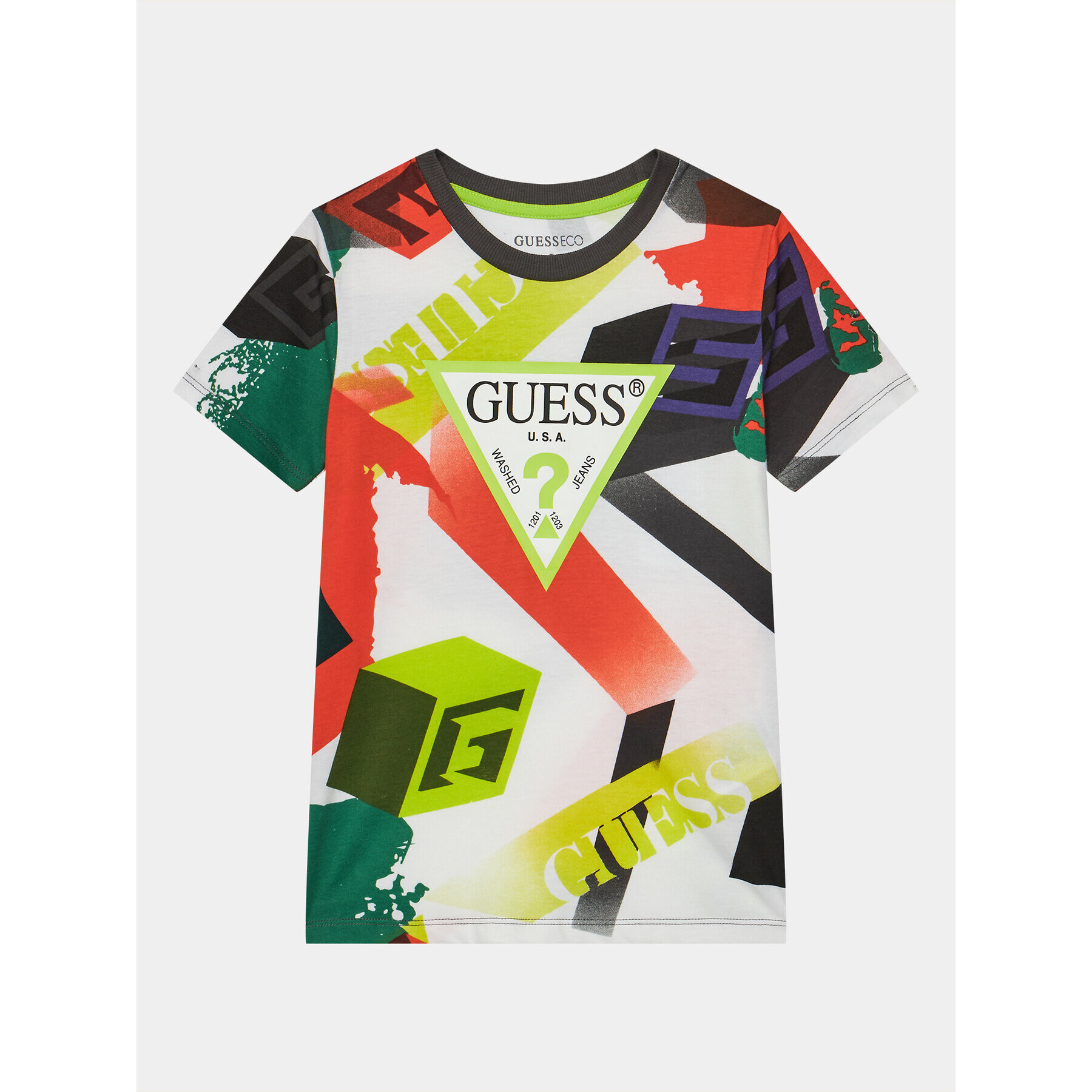 Guess T-Shirt L4RI03 K8HM3 Barevná Regular Fit - Pepit.cz