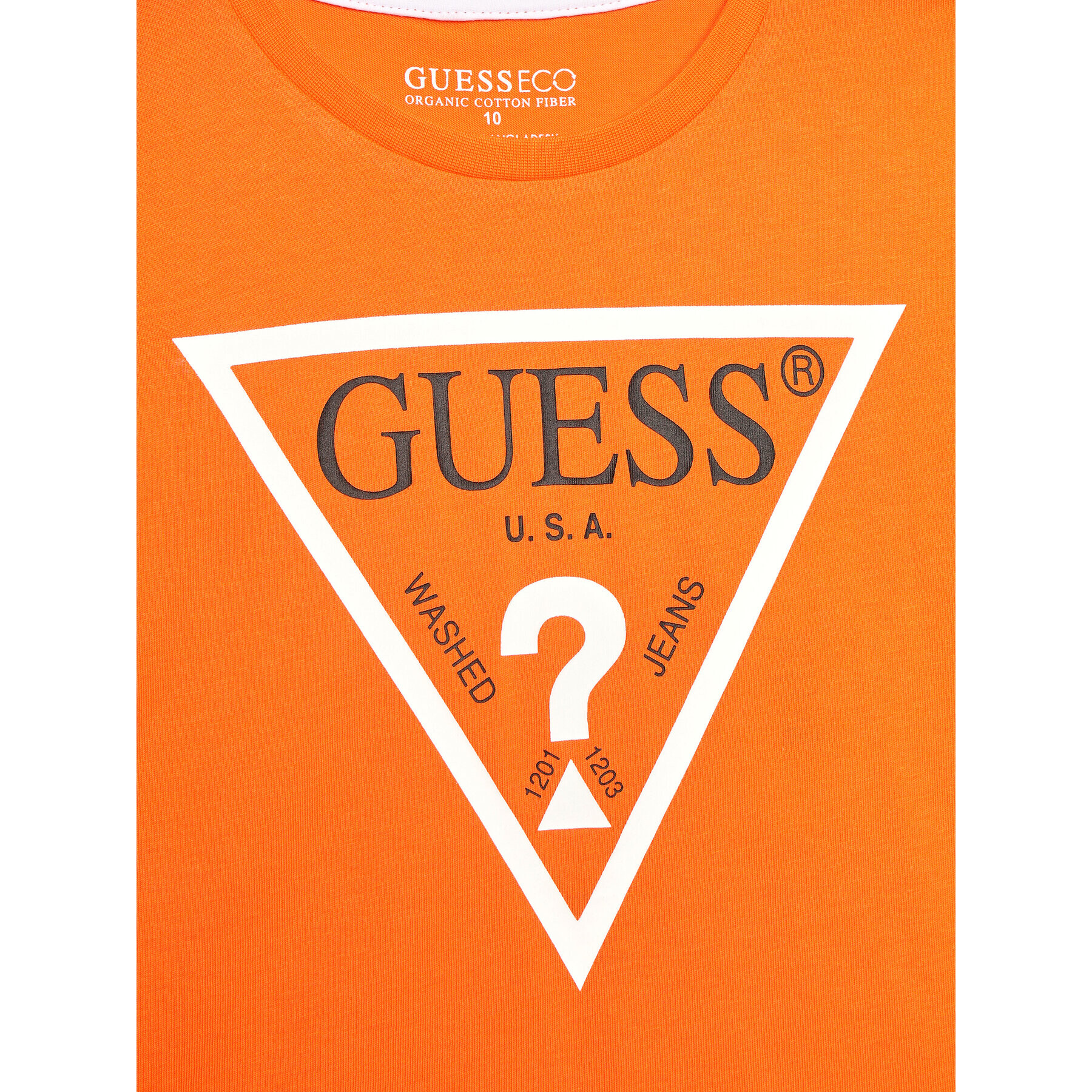 Guess T-Shirt L73I55 K8HM0 Oranžová Regular Fit - Pepit.cz