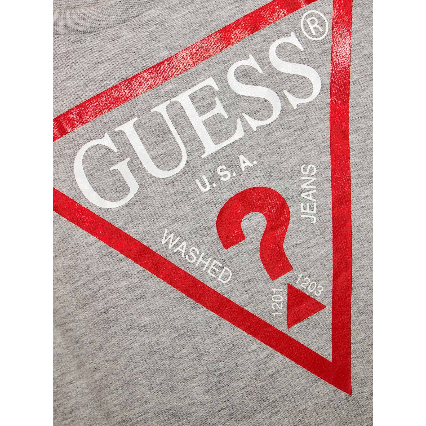 Guess T-Shirt L73I55 K8HM0 Šedá Regular Fit - Pepit.cz