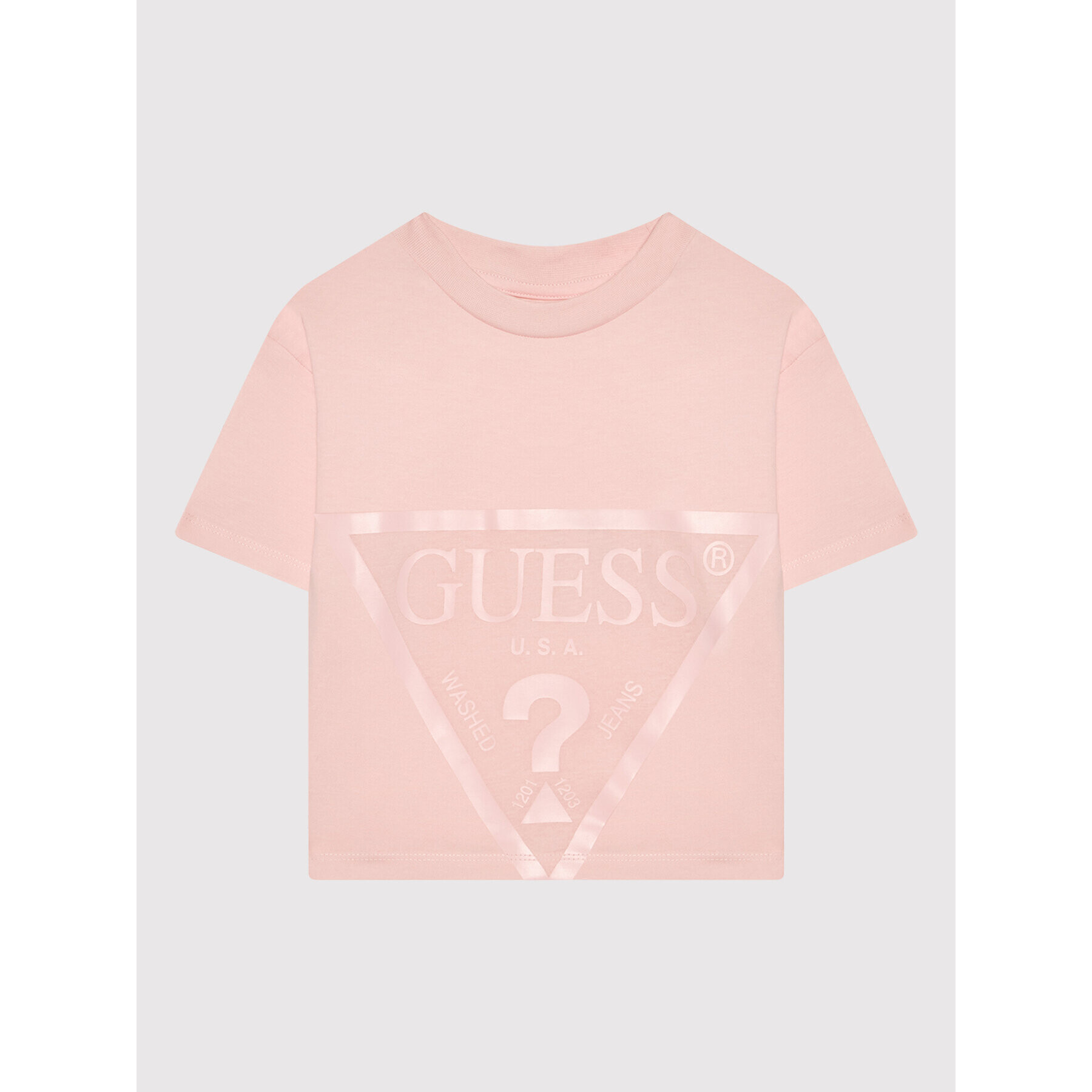 Guess T-Shirt Logo J2RI31 K8HM0 Růžová Relaxed Fit - Pepit.cz