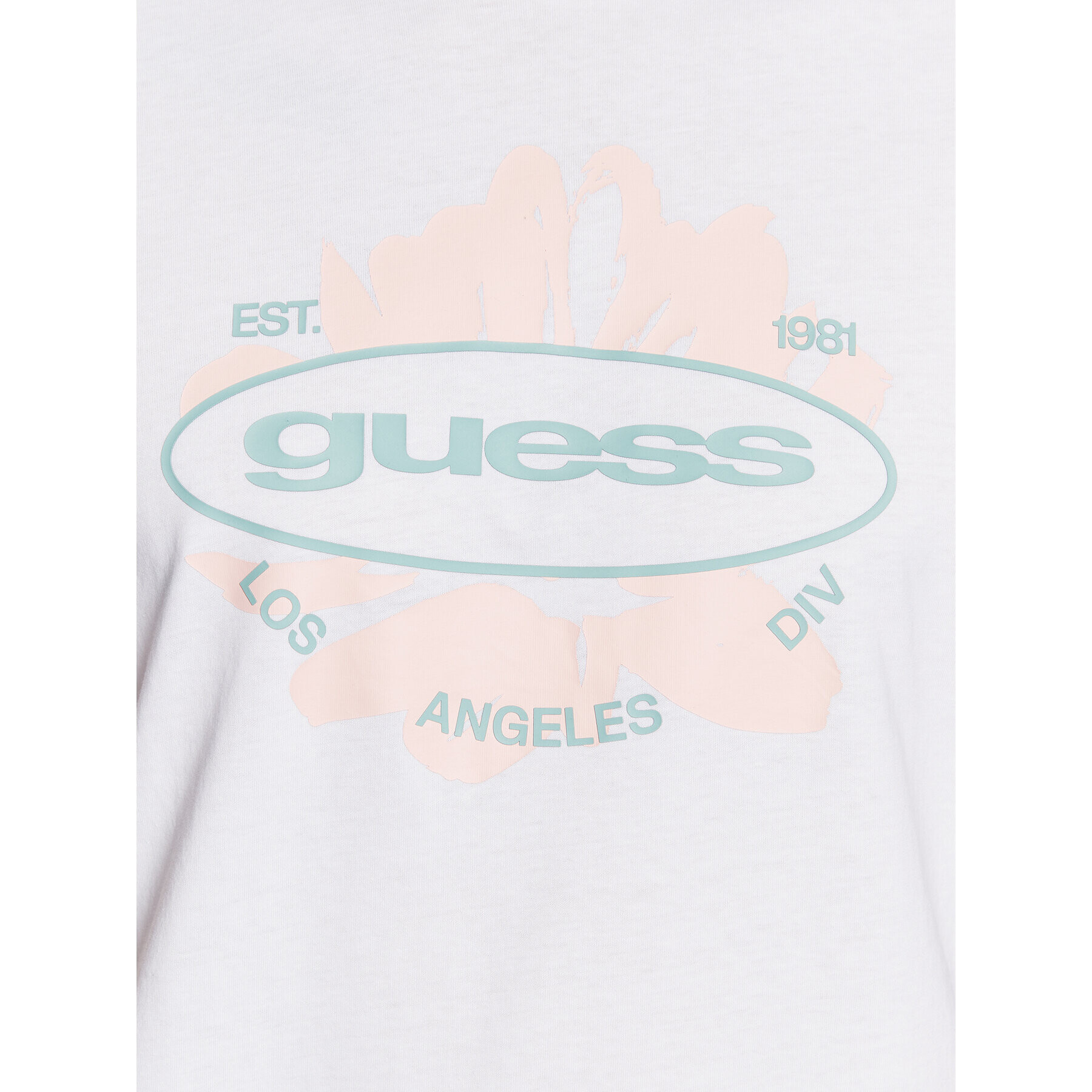 Guess T-Shirt Logo M3GI61 K9RM1 Bílá Slim Fit - Pepit.cz