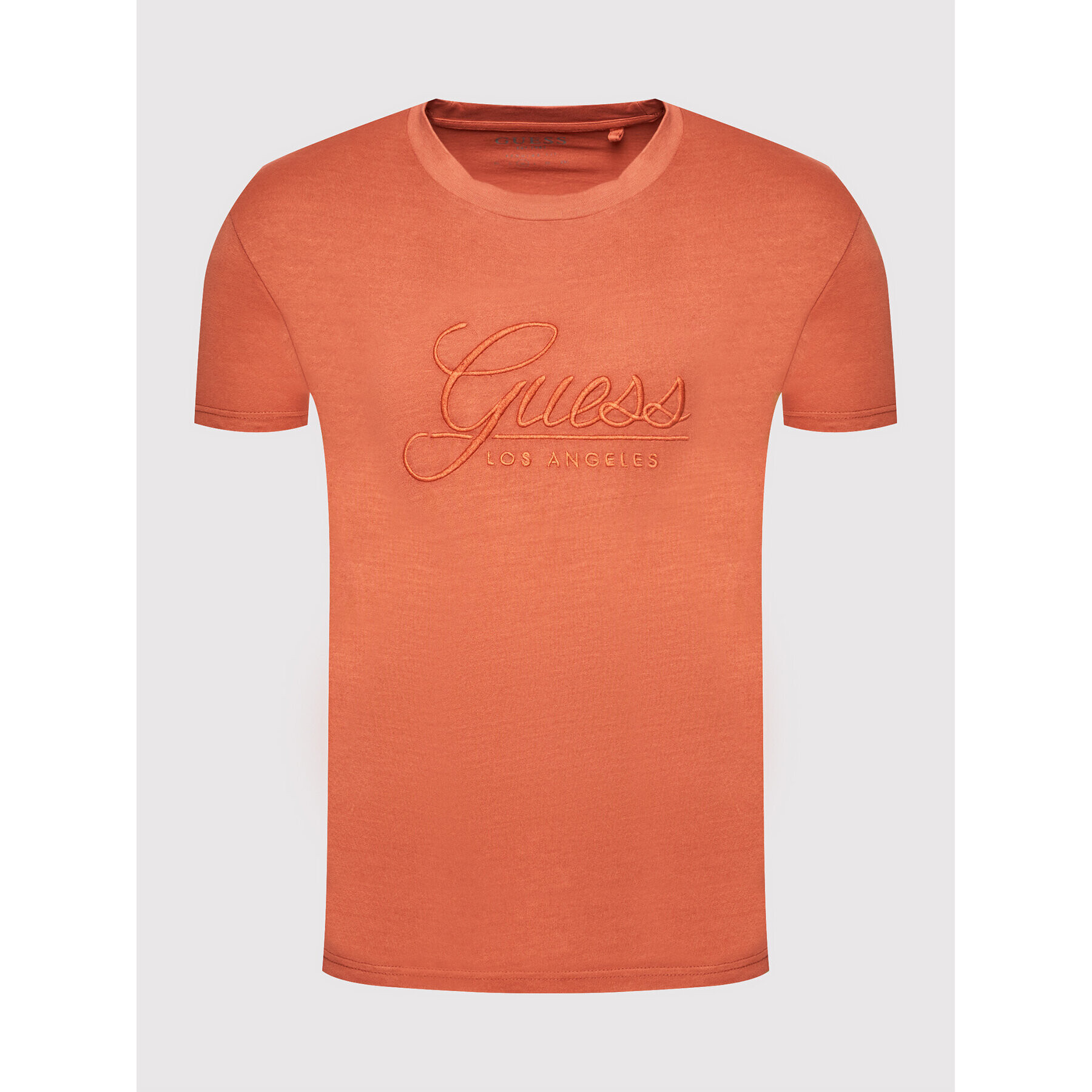 Guess T-Shirt M1BI26 K8FQ1 Hnědá Regular Fit - Pepit.cz