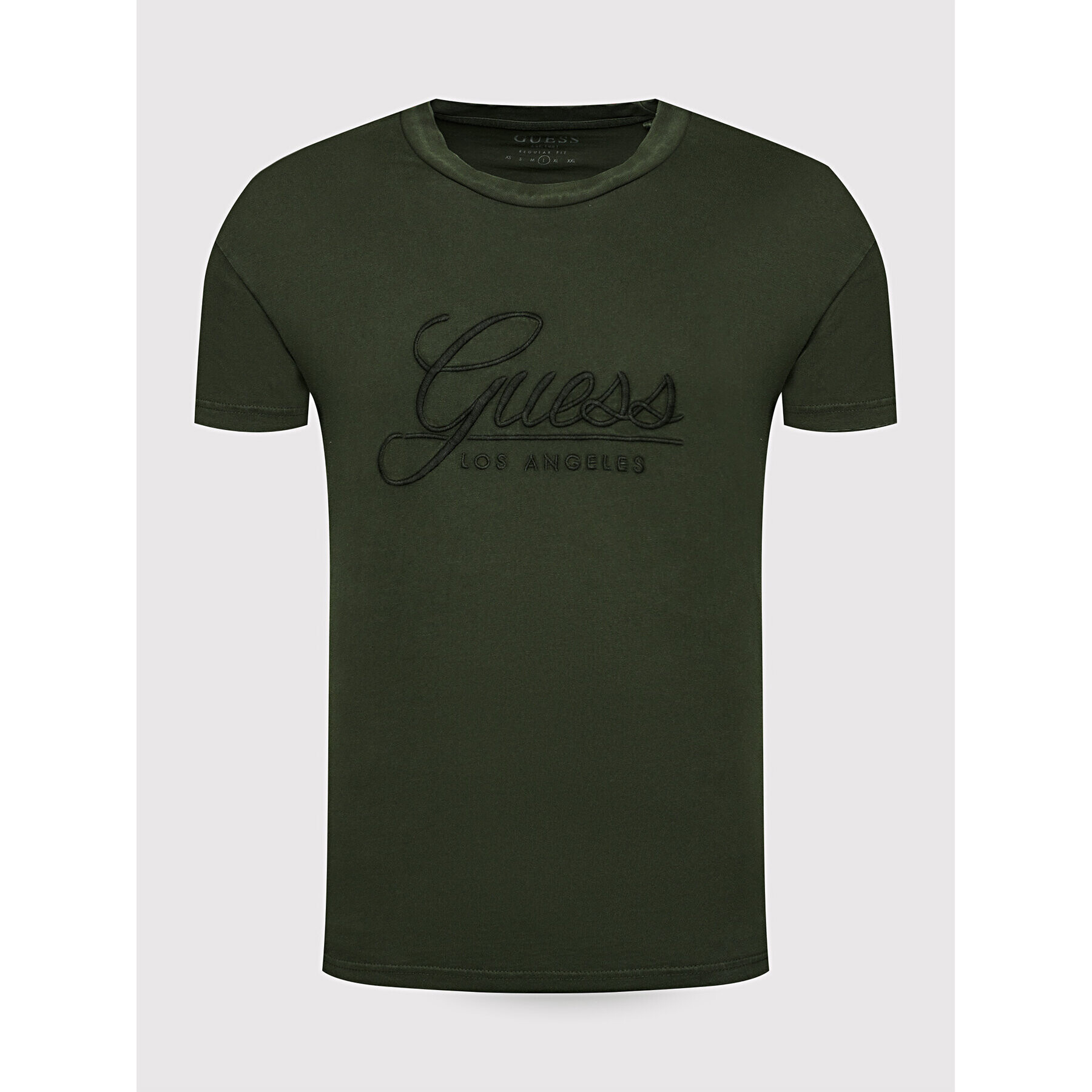 Guess T-Shirt M1BI26 K8FQ1 Zelená Regular Fit - Pepit.cz