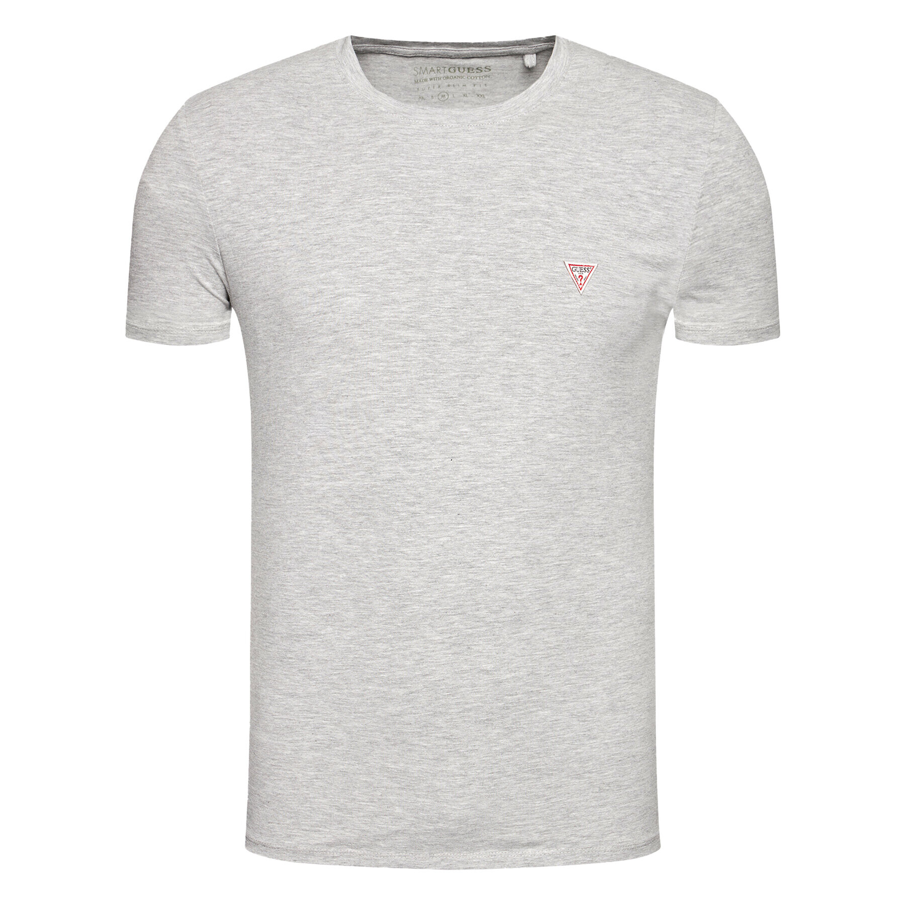 Guess T-Shirt M1RI24 J1311 Šedá Super Slim Fit - Pepit.cz