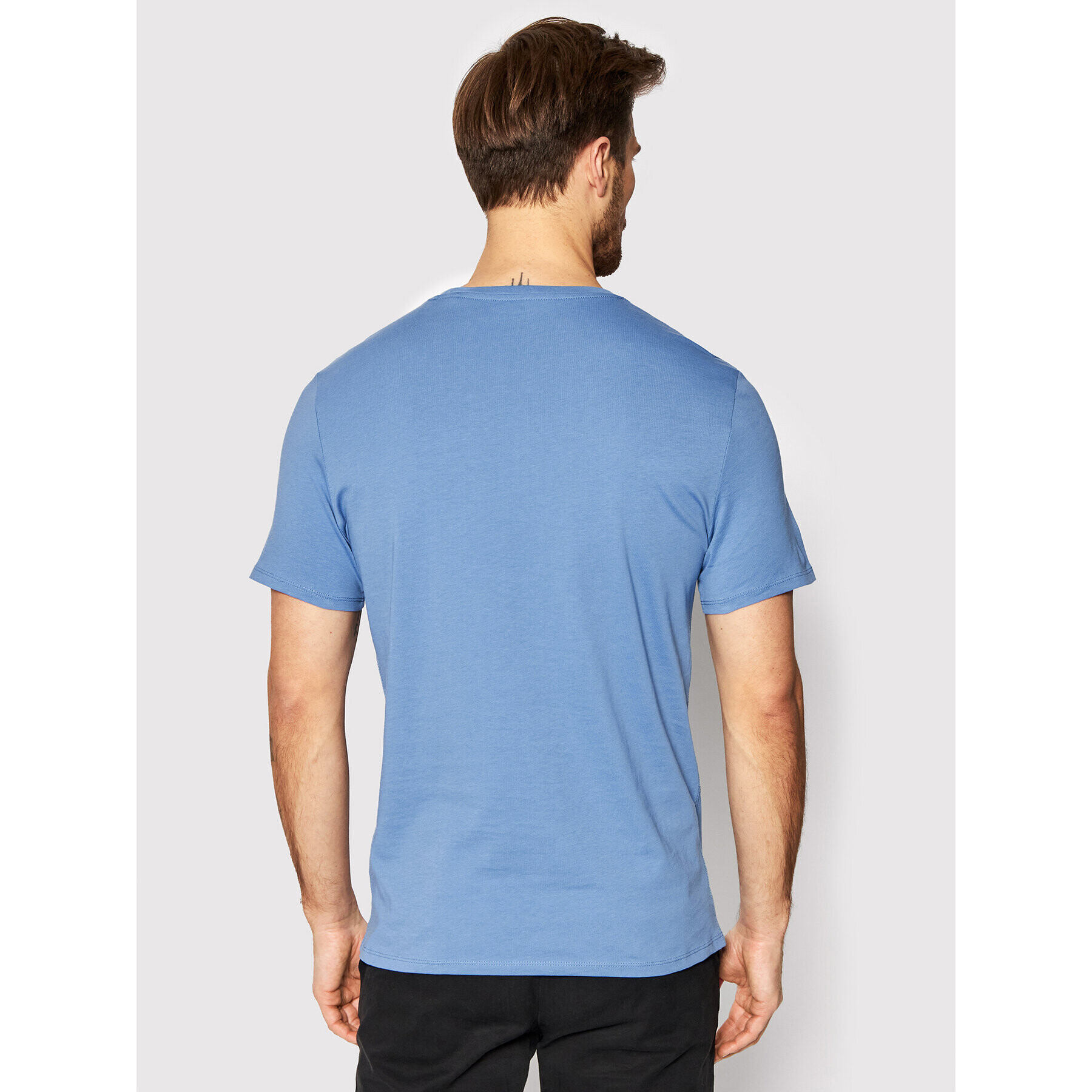 Guess T-Shirt M1RI7 I3Z11 Modrá Slim Fit - Pepit.cz