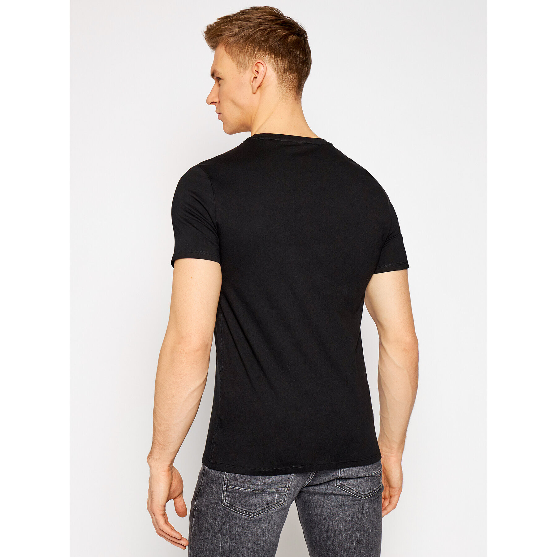 Guess T-Shirt M1RI71 I3Z11 Černá Slim Fit - Pepit.cz