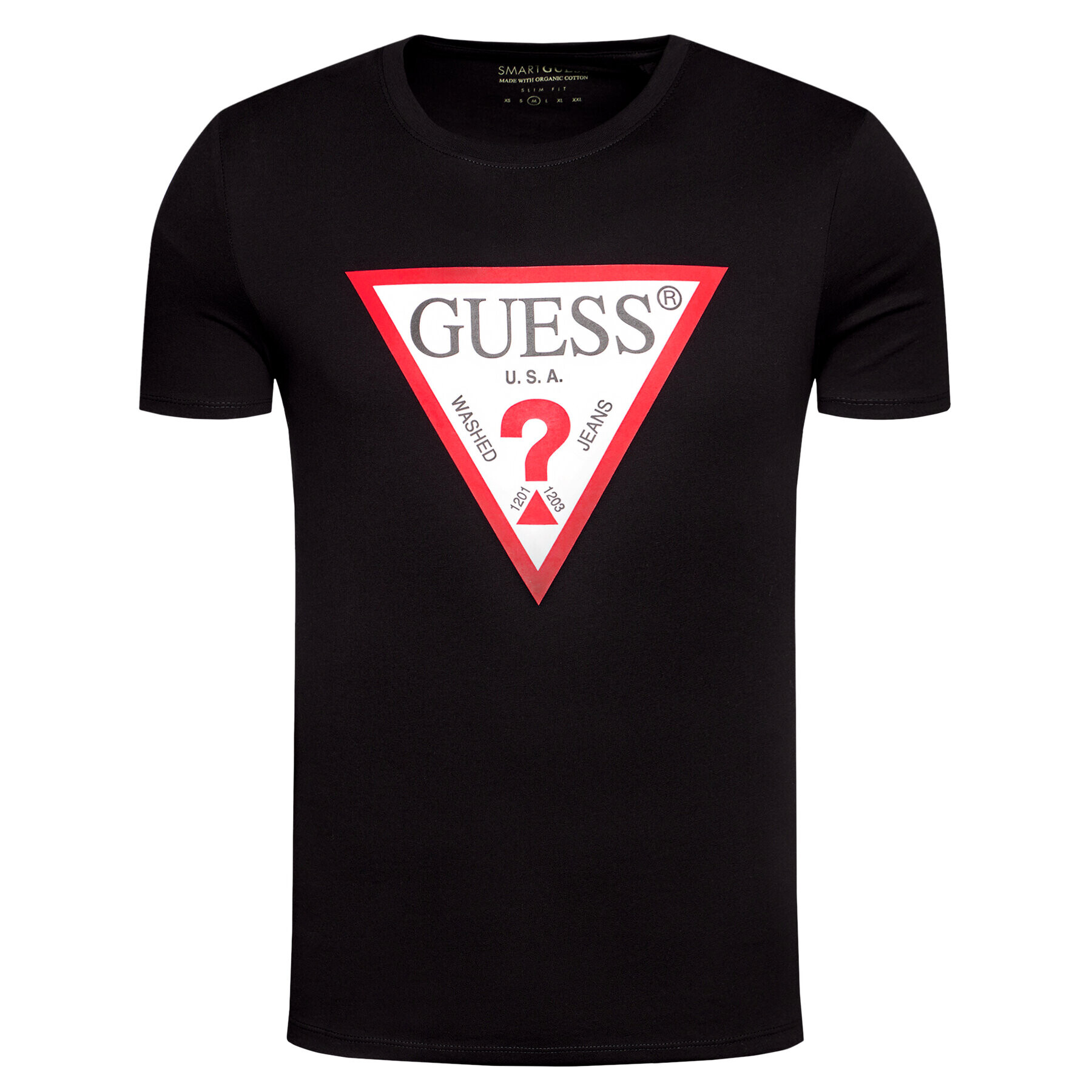 Guess T-Shirt M1RI71 I3Z11 Černá Slim Fit - Pepit.cz