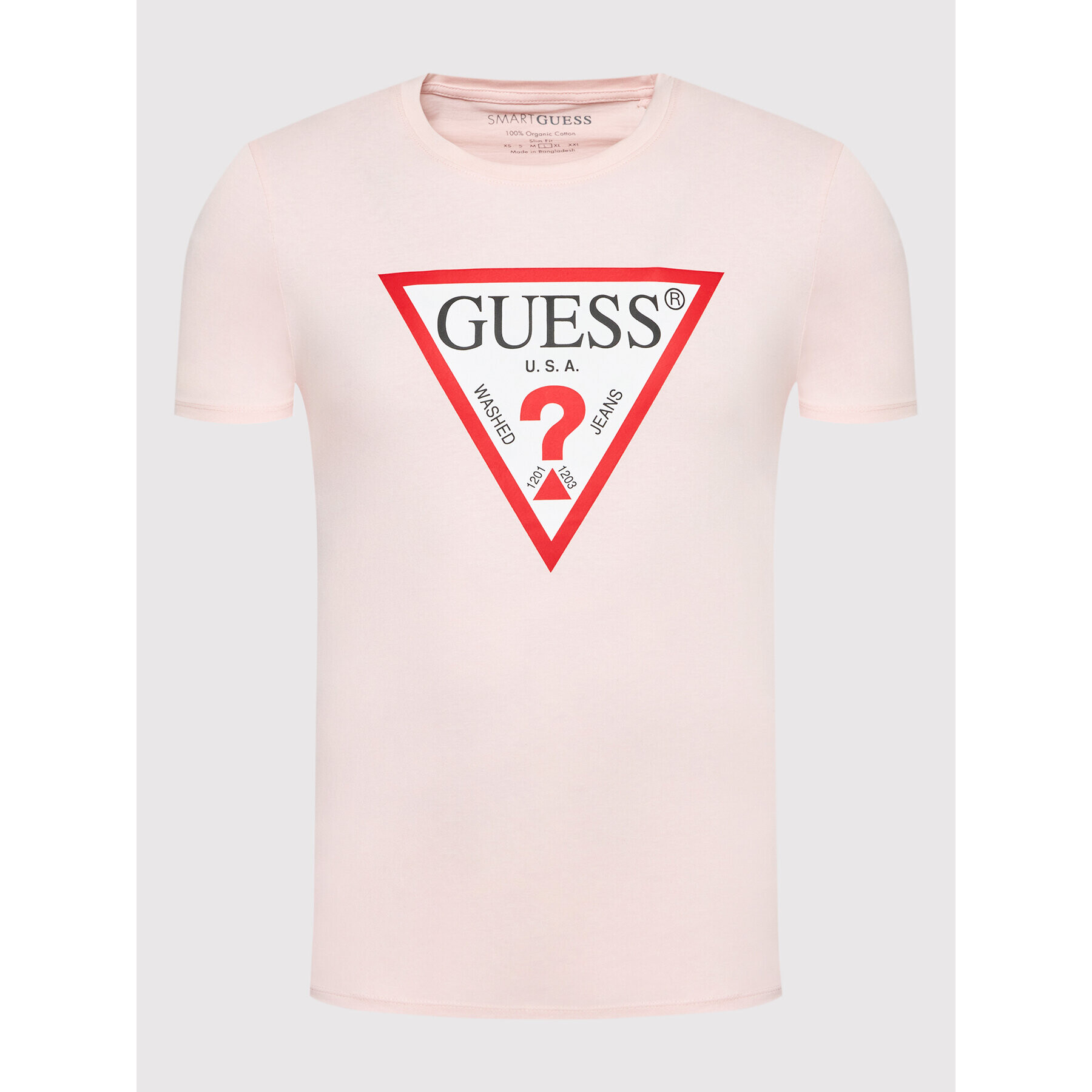 Guess T-Shirt M1RI71 I3Z11 Růžová Slim Fit - Pepit.cz