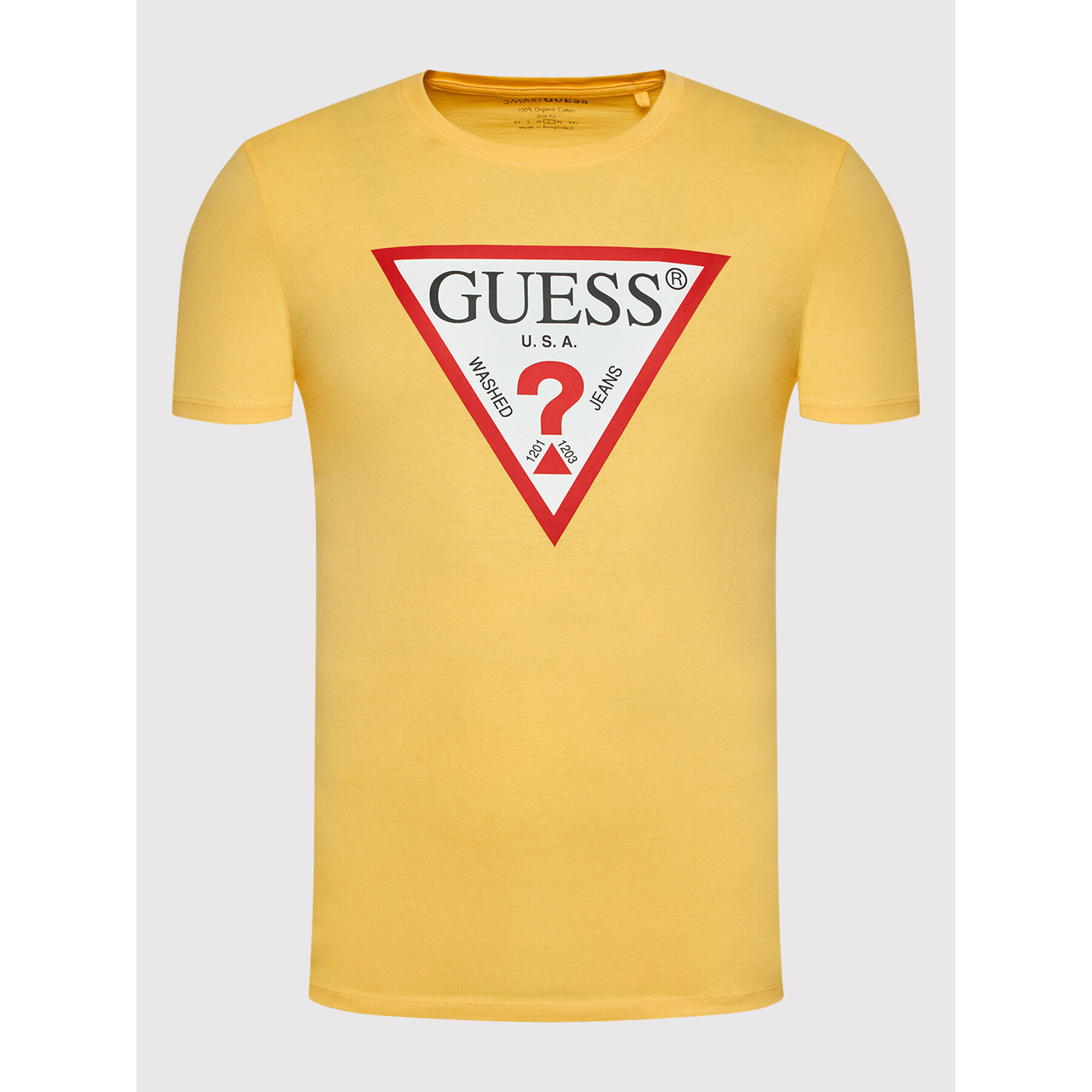 Guess T-Shirt M1RI71 I3Z11 Žlutá Slim Fit - Pepit.cz