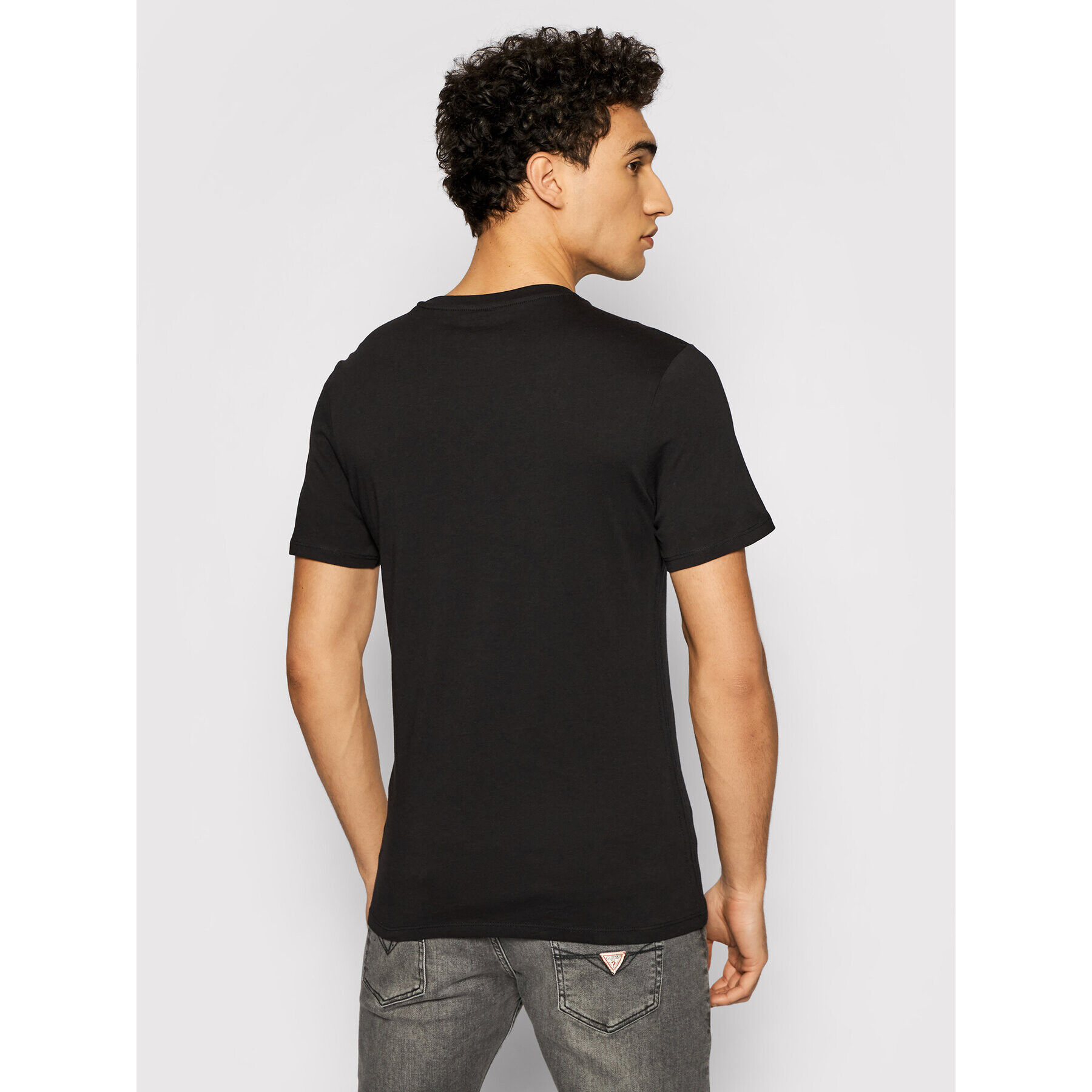 Guess T-Shirt M1YI53 I3Z11 Černá Slim Fit - Pepit.cz