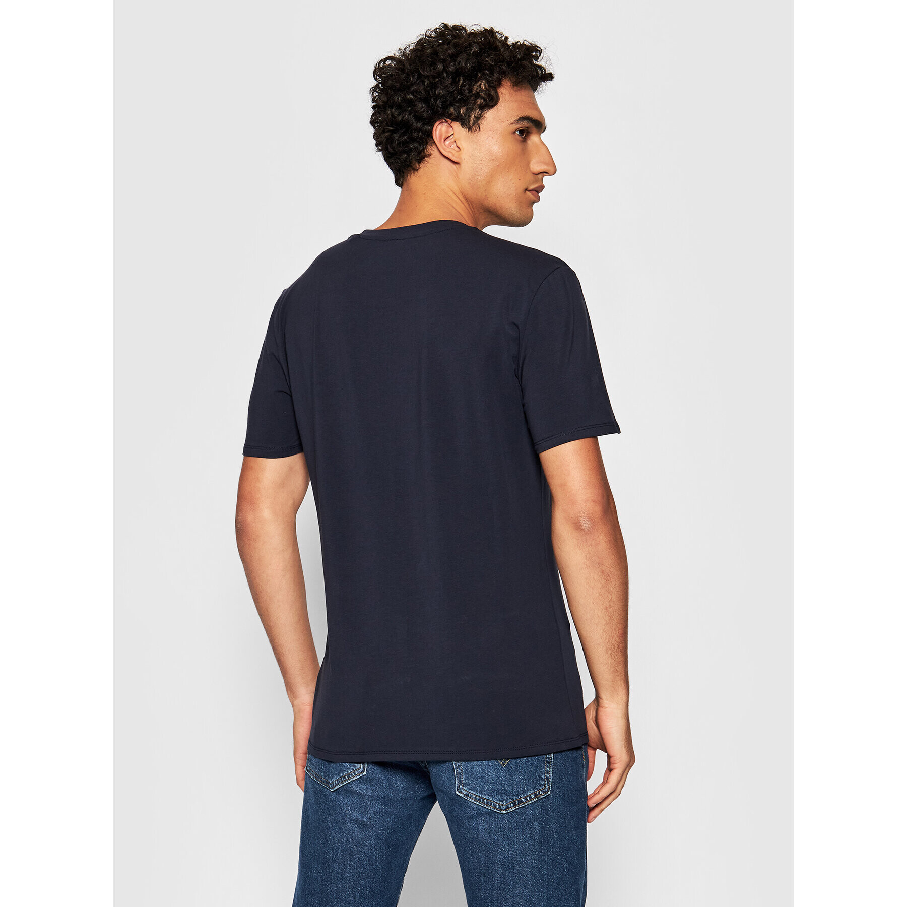 Guess T-Shirt M1YI65 J1311 Tmavomodrá Slim Fit - Pepit.cz