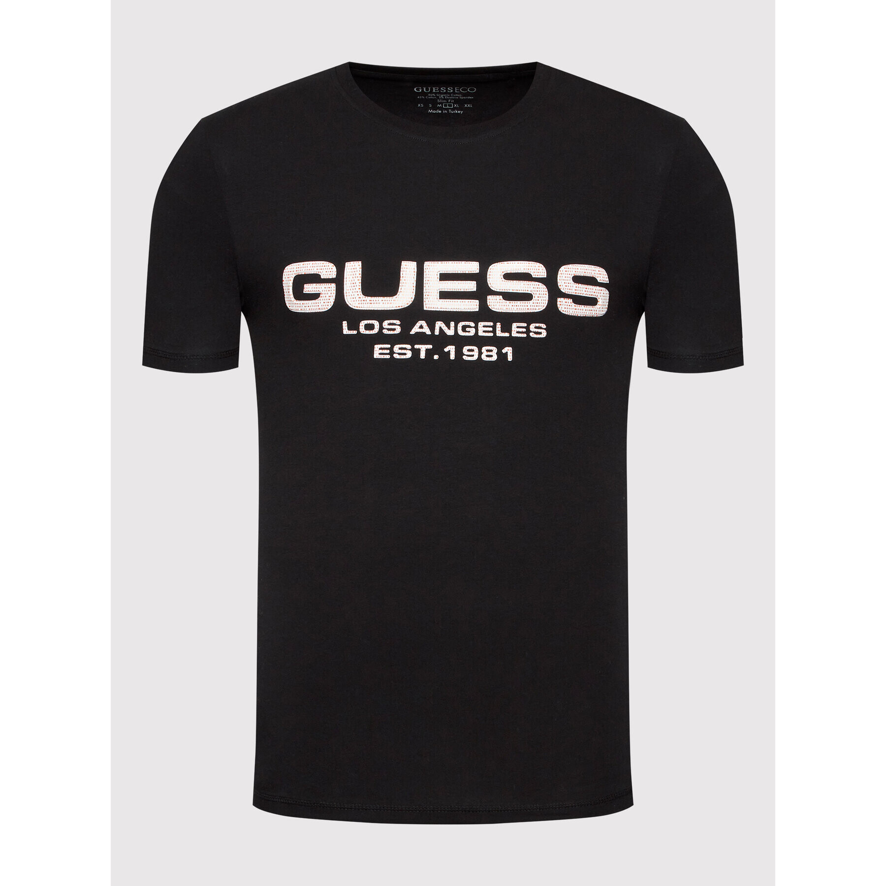 Guess T-Shirt M2BI25 J1314 Černá Slim Fit - Pepit.cz