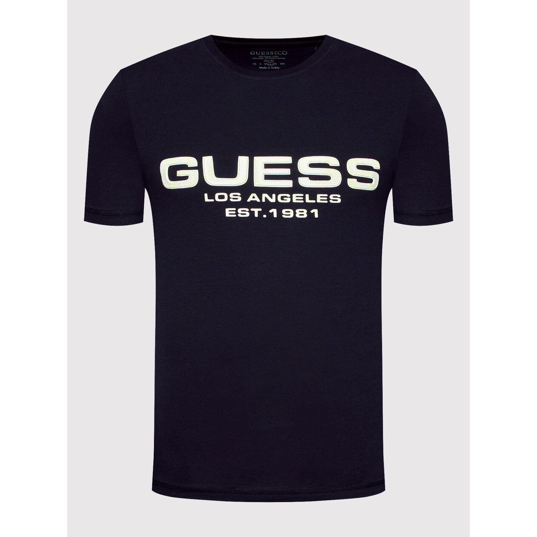 Guess T-Shirt M2BI25 J1314 Tmavomodrá Regular Fit - Pepit.cz