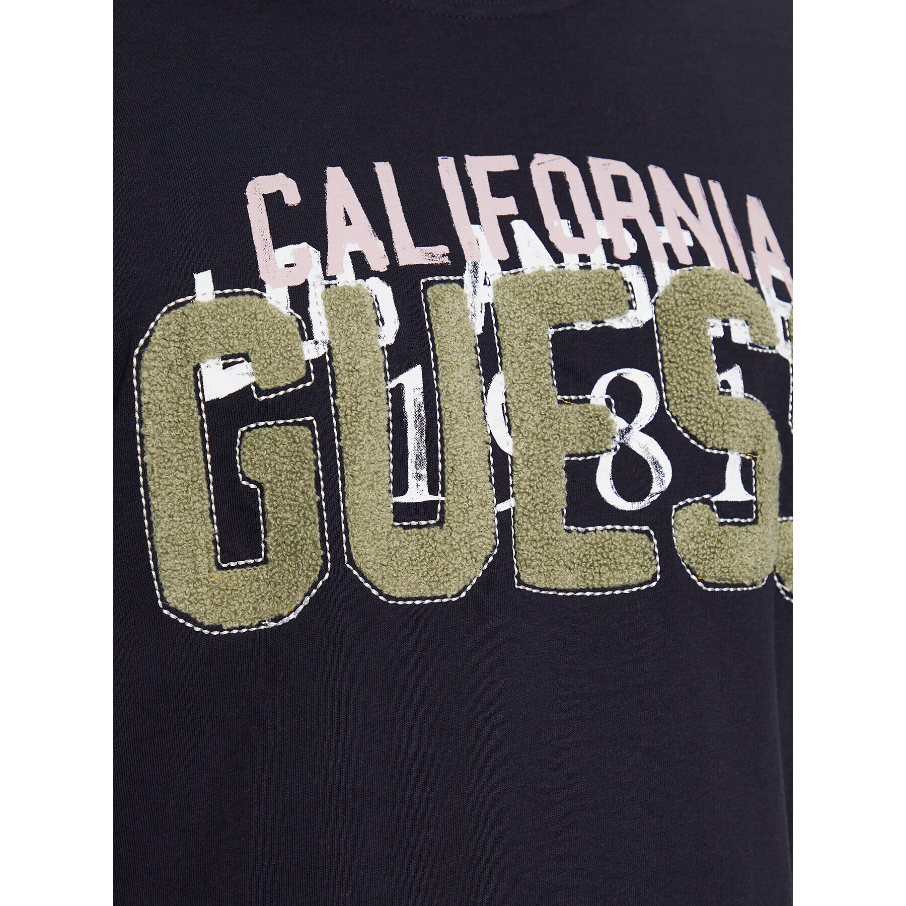 Guess T-Shirt M2BI38 K8FQ4 Tmavomodrá Regular Fit - Pepit.cz