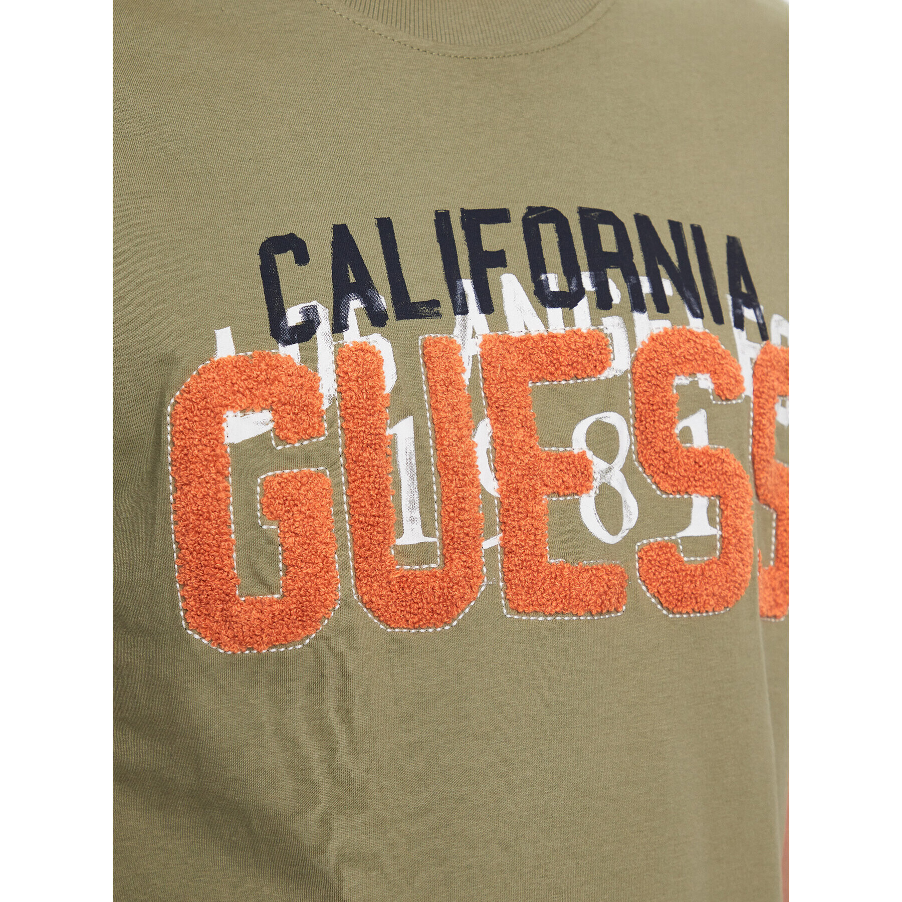 Guess T-Shirt M2BI38 K8FQ4 Zelená Regular Fit - Pepit.cz