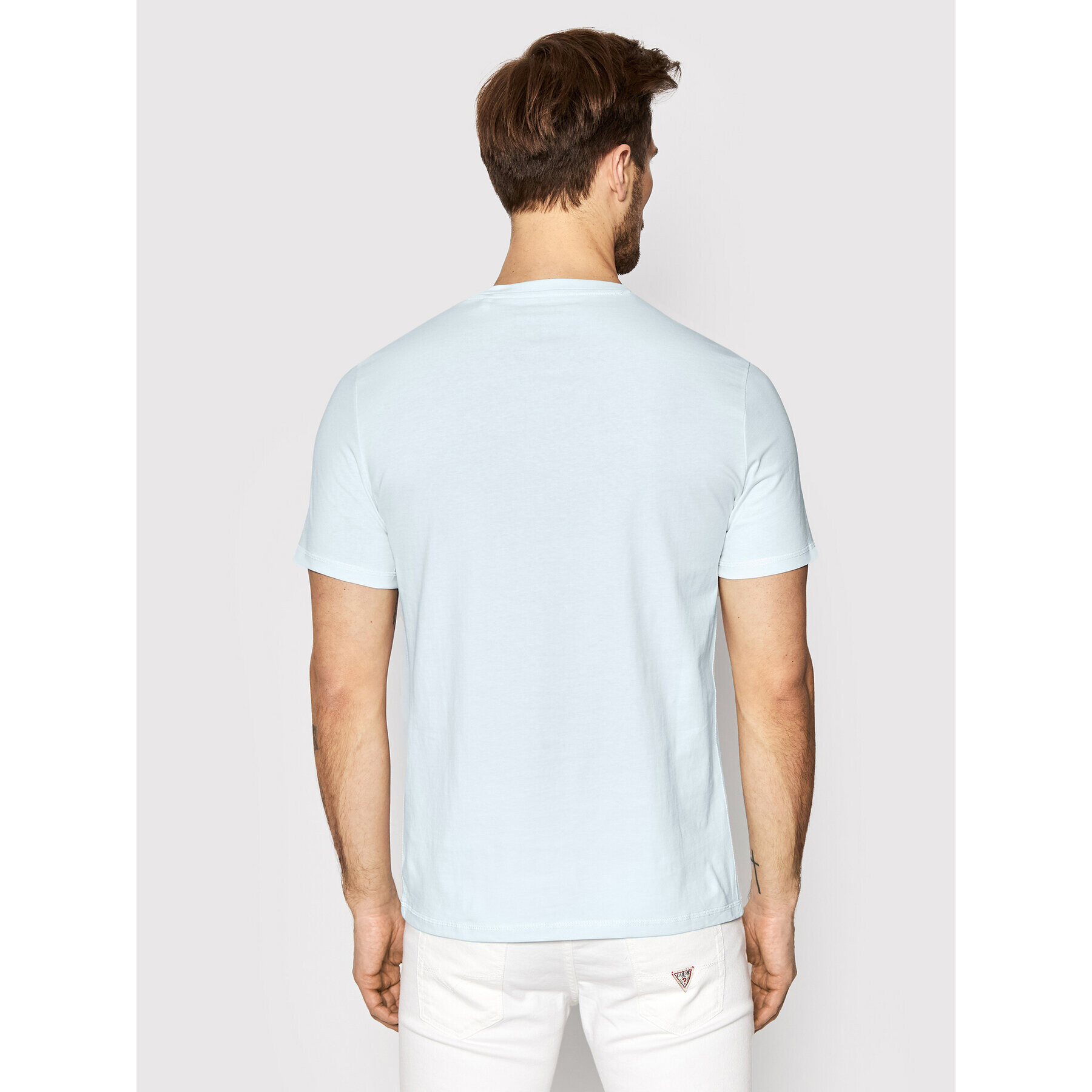 Guess T-Shirt M2GI10 I3Z11 Modrá Slim Fit - Pepit.cz