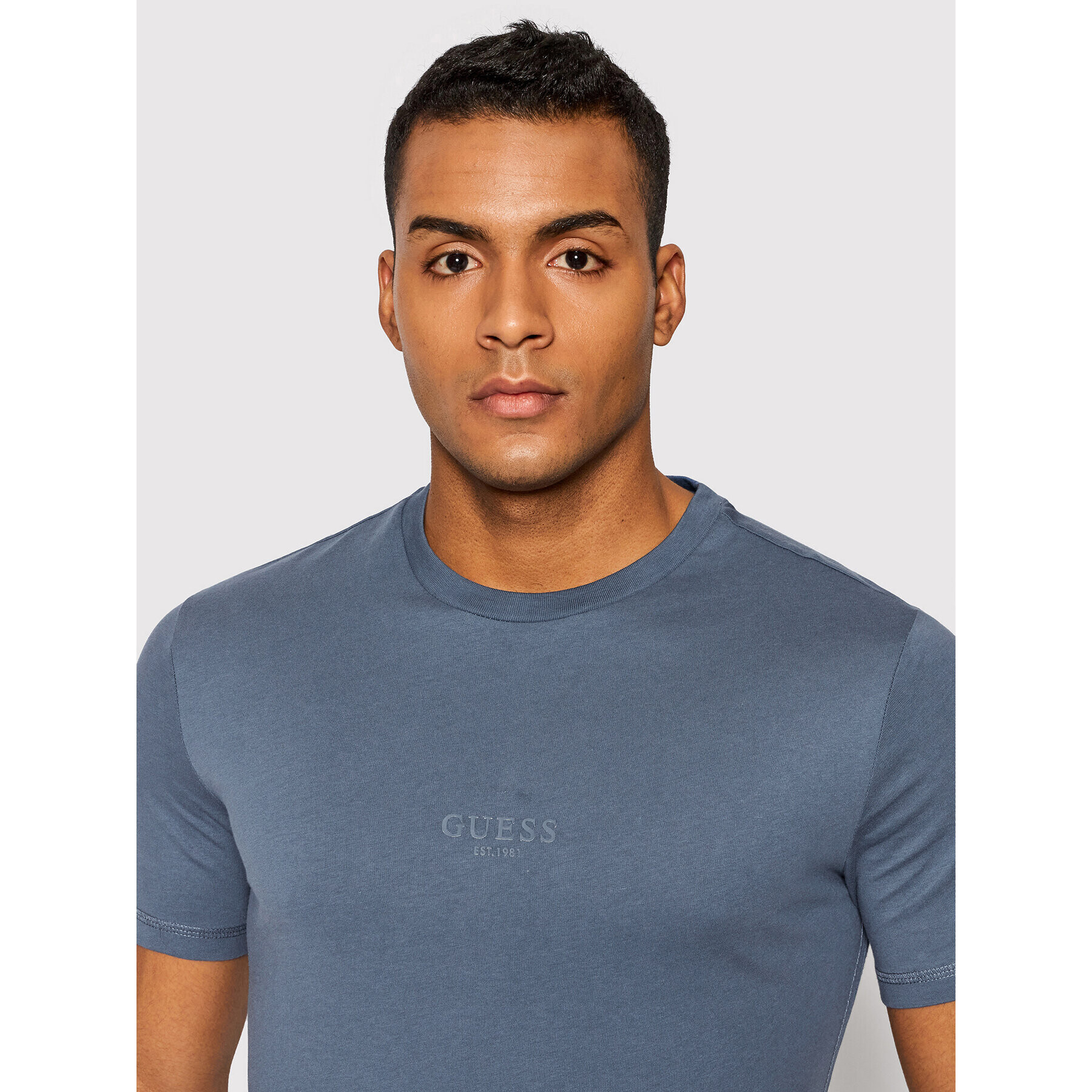 Guess T-Shirt M2GI10 I3Z11 Tmavomodrá Slim Fit - Pepit.cz