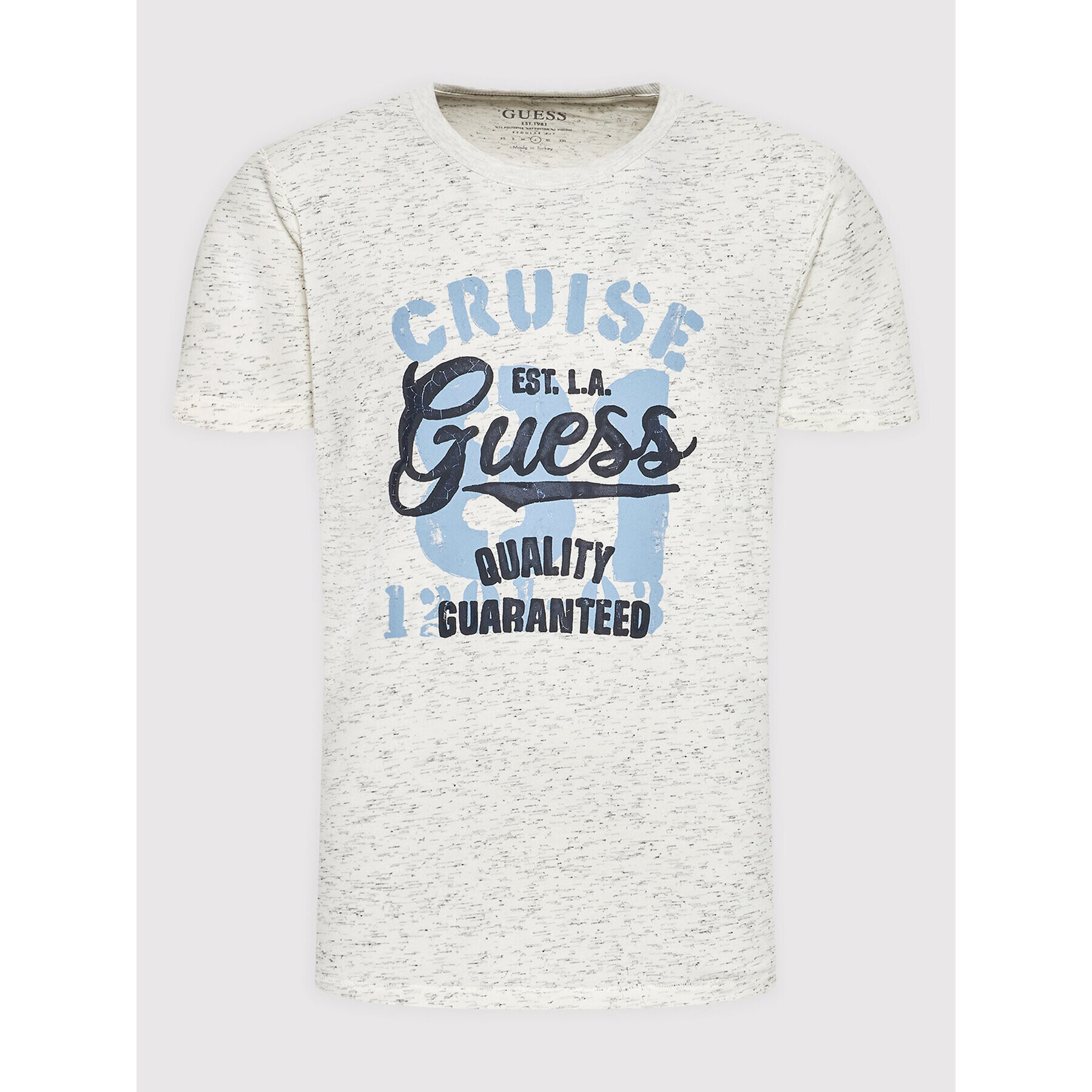 Guess T-Shirt M2GI16 KB0U0 Šedá Regular Fit - Pepit.cz