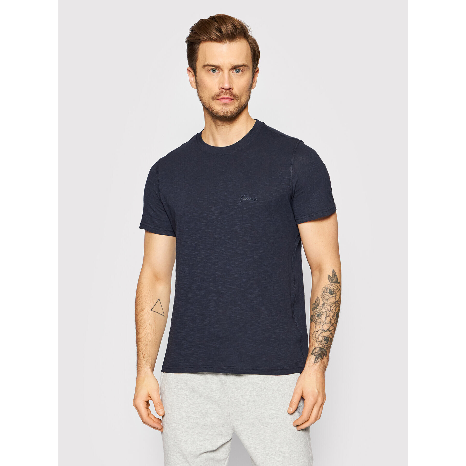 Guess T-Shirt M2GI19 K6XN1 Tmavomodrá Regular Fit - Pepit.cz