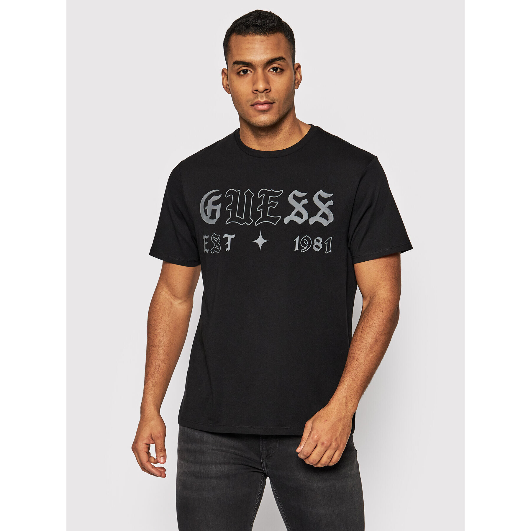 Guess T-Shirt M2GI36 K9RM1 Černá Relaxed Fit - Pepit.cz