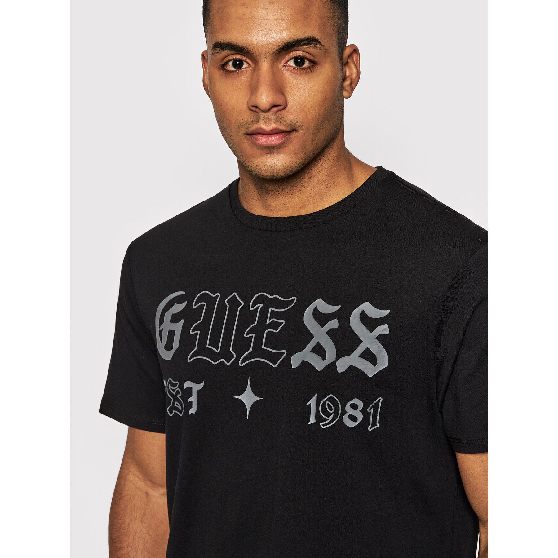 Guess T-Shirt M2GI36 K9RM1 Černá Relaxed Fit - Pepit.cz