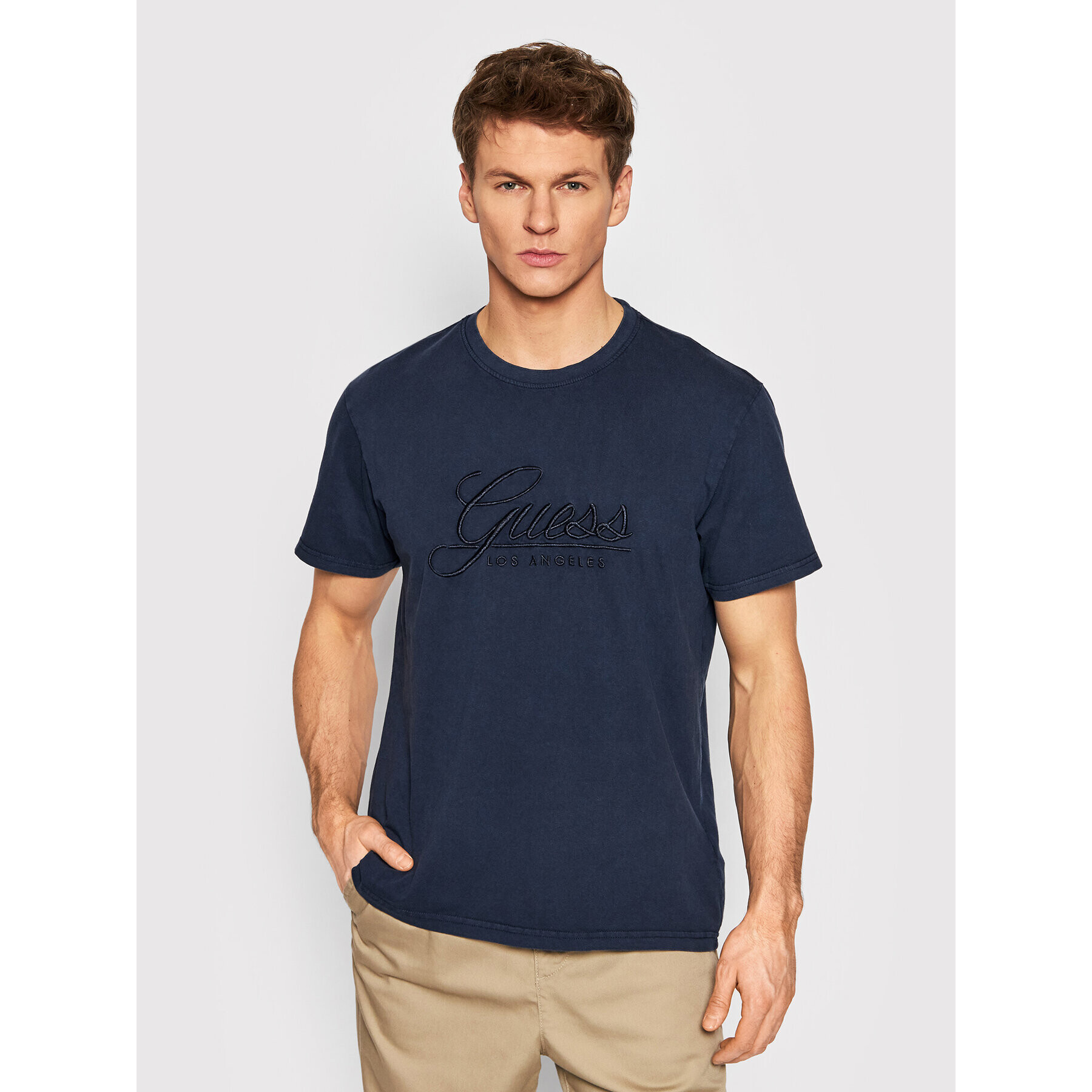 Guess T-Shirt M2GI60 I3Z00 Tmavomodrá Regular Fit - Pepit.cz