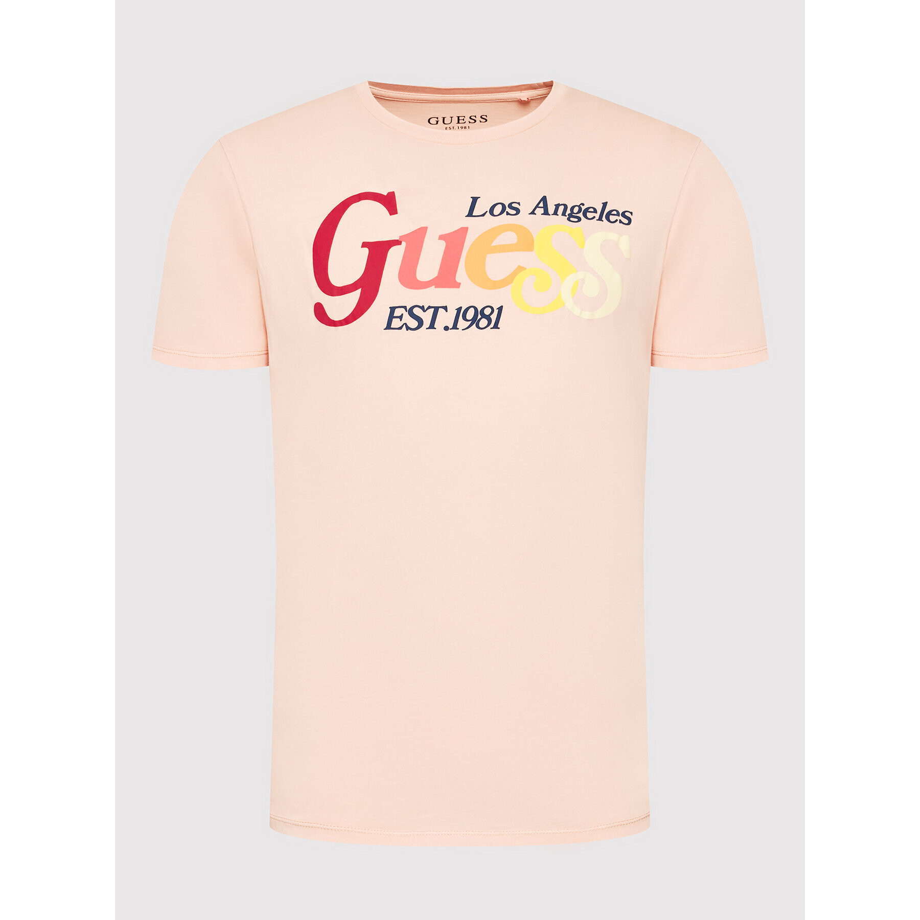 Guess T-Shirt M2YI07 K9RM1 Růžová Regular Fit - Pepit.cz