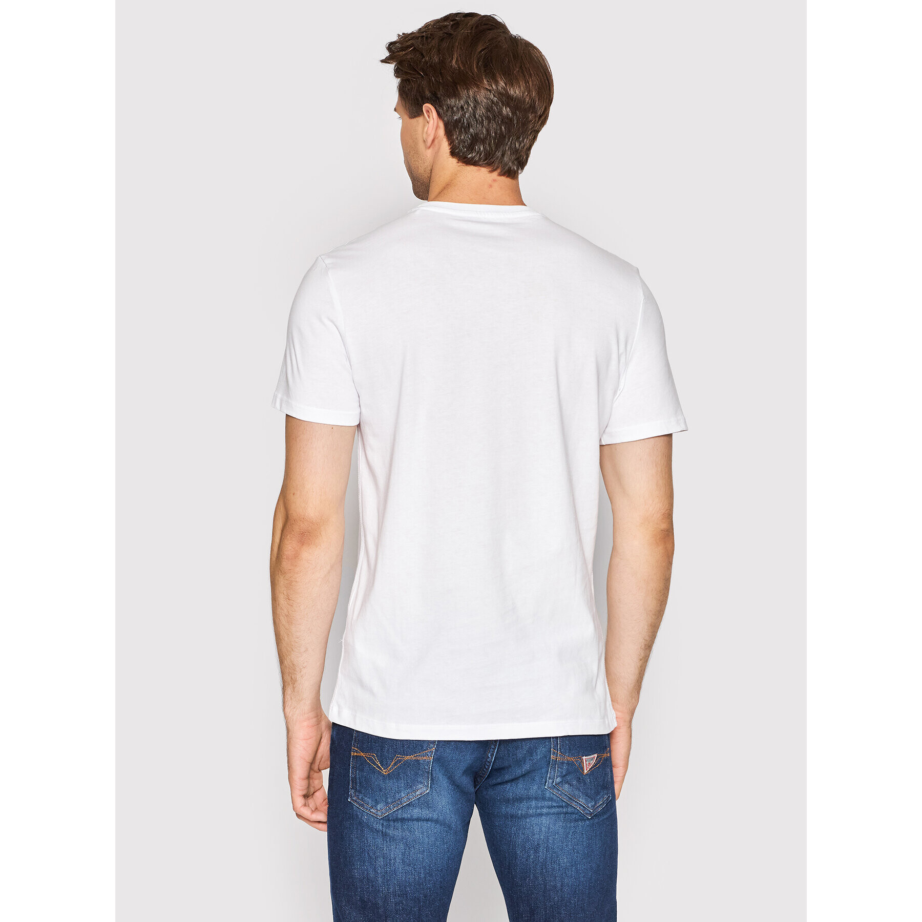 Guess T-Shirt M2YI18 I3Z11 Bílá Slim Fit - Pepit.cz