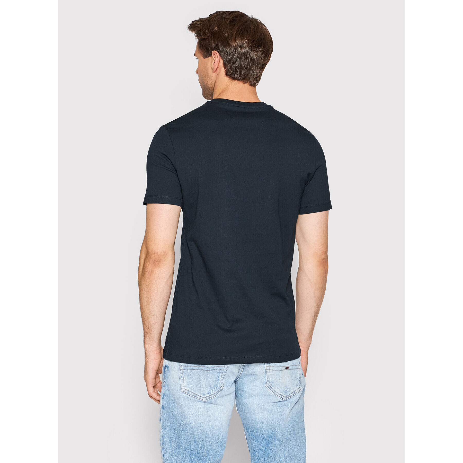 Guess T-Shirt M2YI18 I3Z11 Tmavomodrá Slim Fit - Pepit.cz