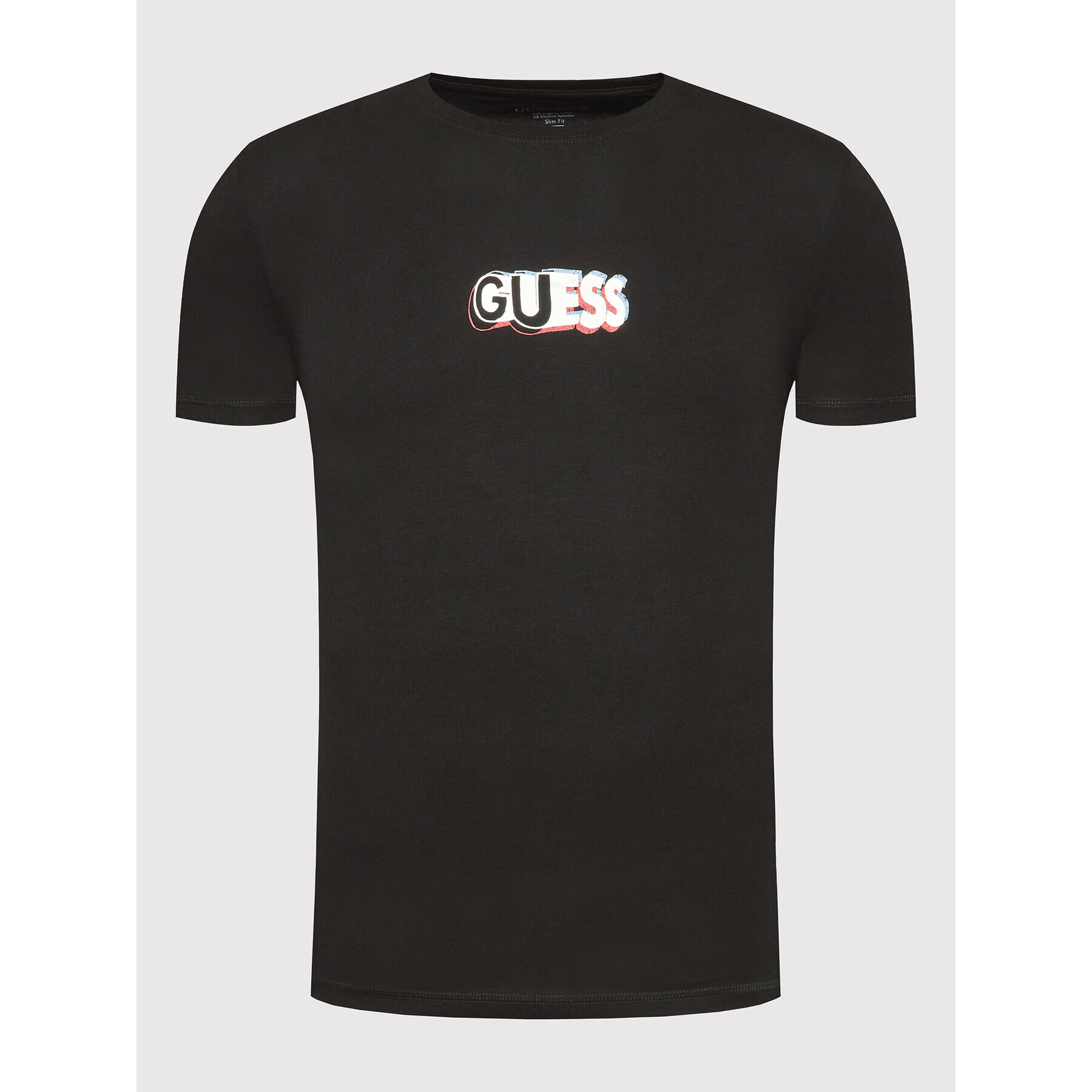 Guess T-Shirt M2YI20 J1311 Černá Slim Fit - Pepit.cz