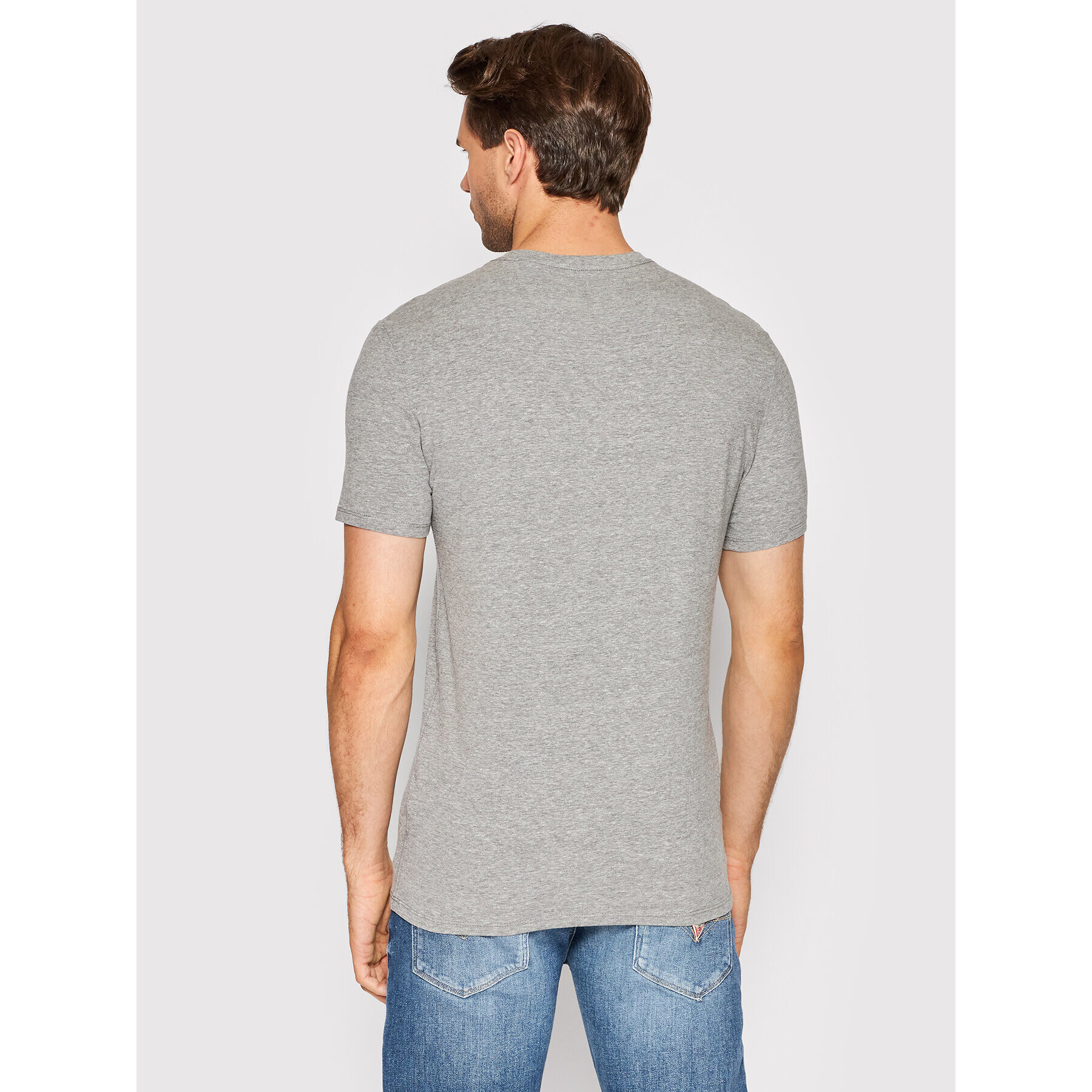 Guess T-Shirt M2YI24 J1311 Šedá Super Slim Fit - Pepit.cz