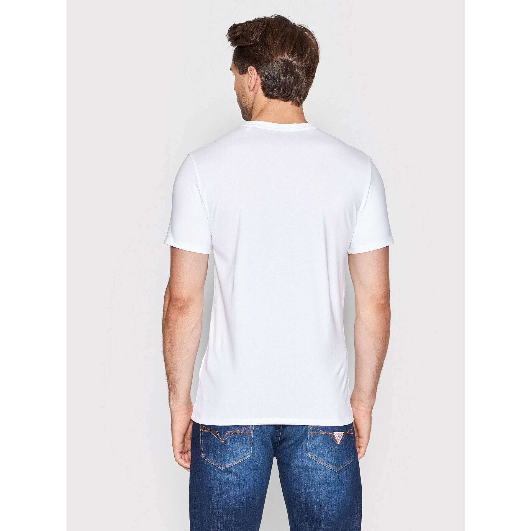 Guess T-Shirt M2YI32 J1311 Bílá Super Slim Fit - Pepit.cz