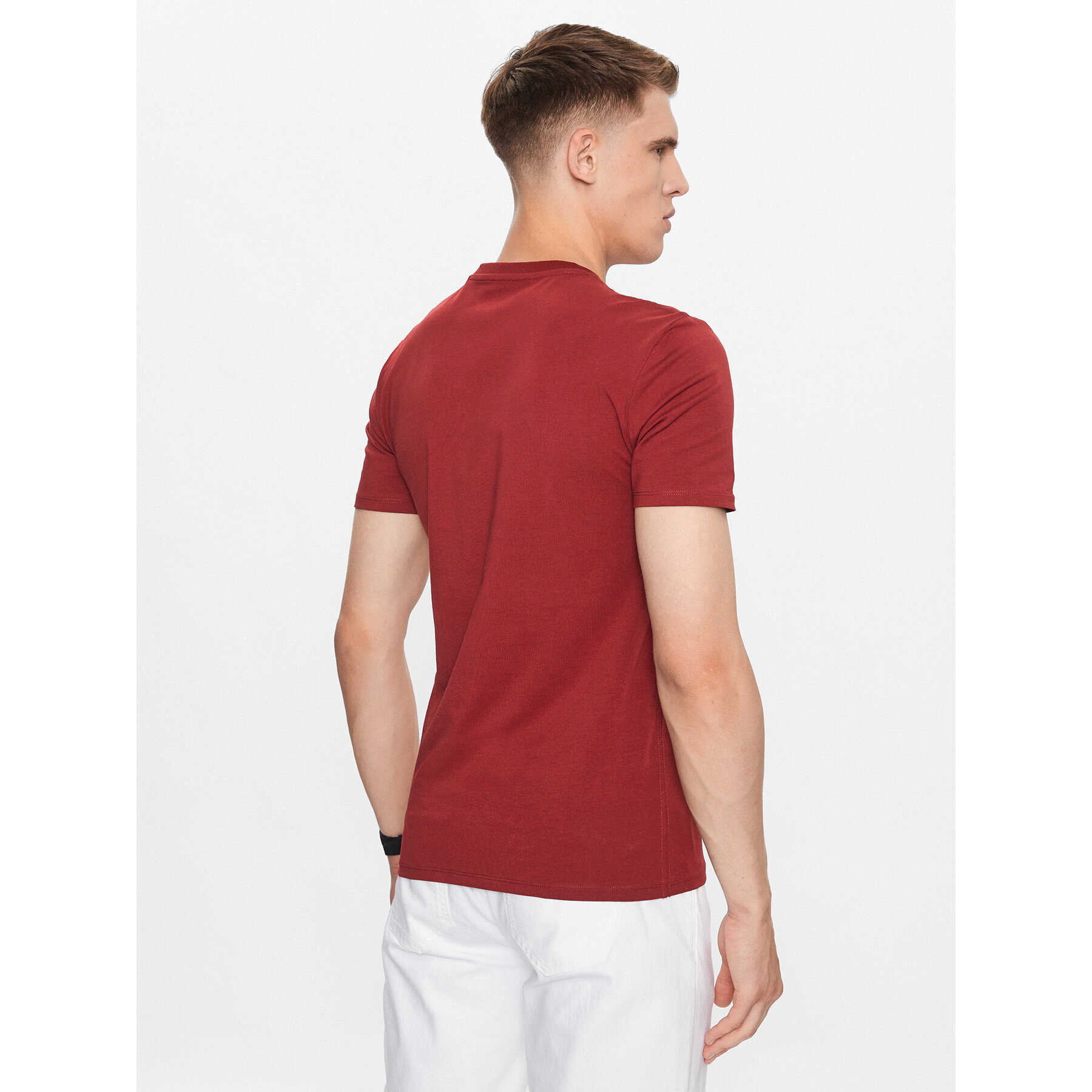 Guess T-Shirt M2YI32 J1314 Červená Slim Fit - Pepit.cz