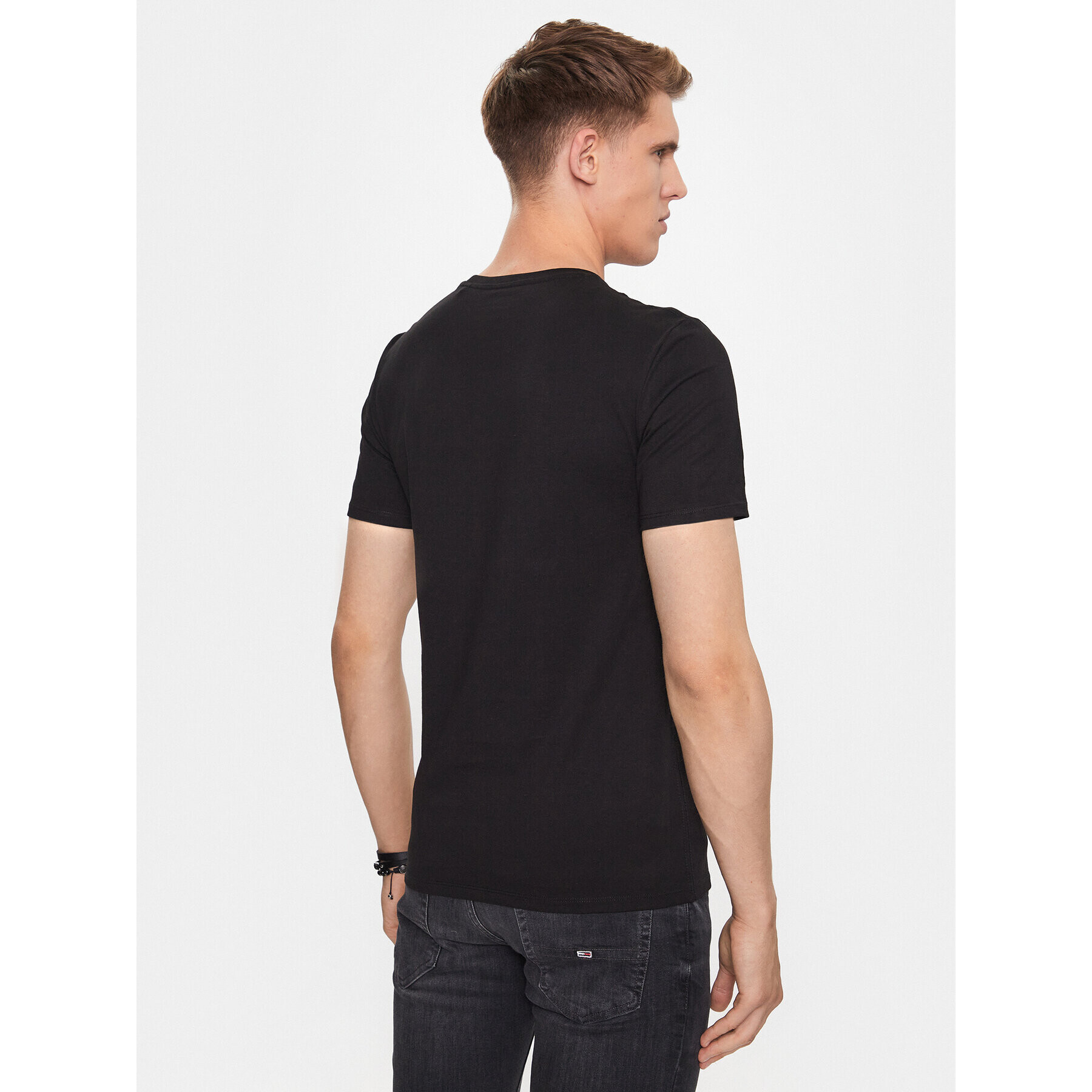 Guess T-Shirt M2YI36 I3Z14 Černá Slim Fit - Pepit.cz