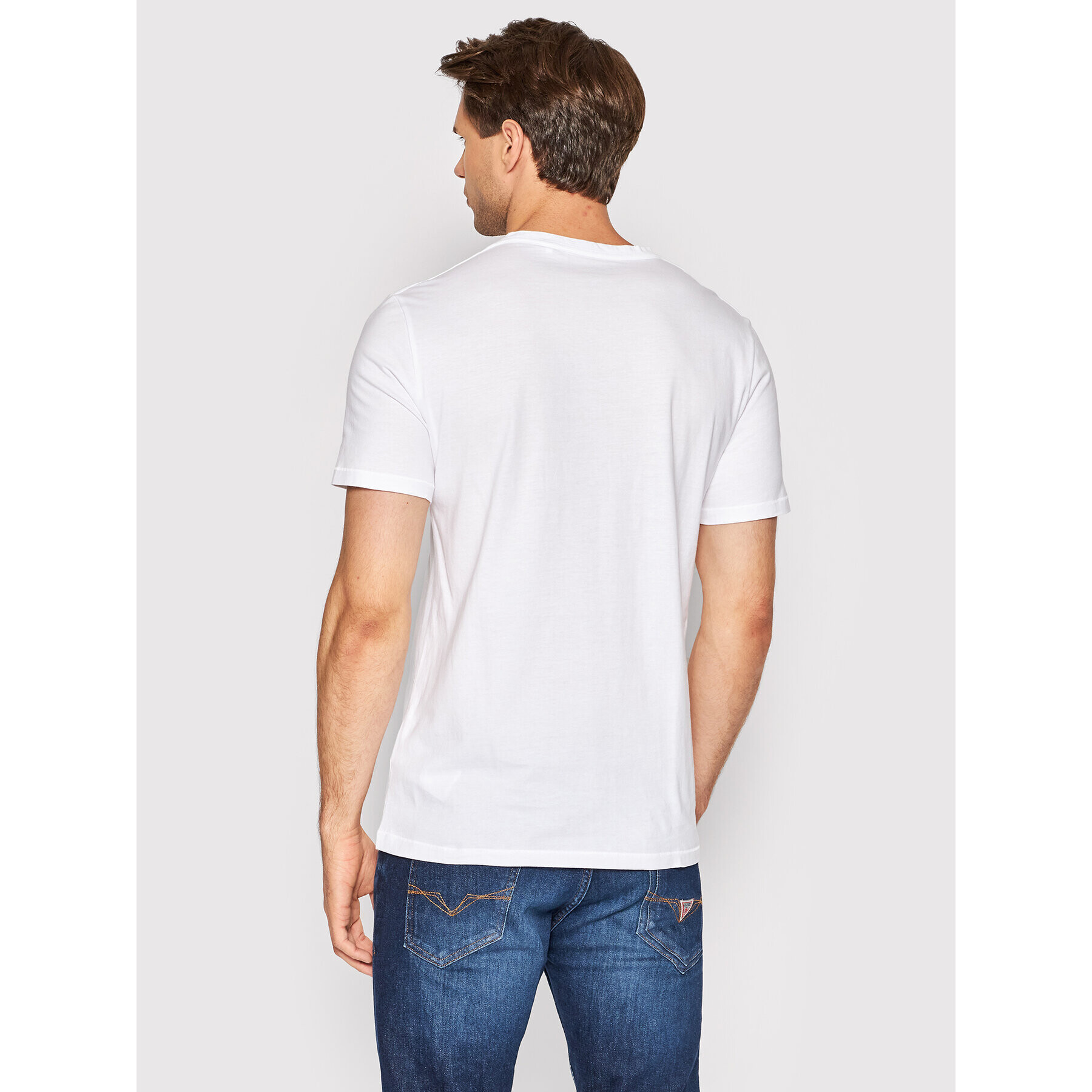 Guess T-Shirt M2YI40 KB7N1 Bílá Slim Fit - Pepit.cz