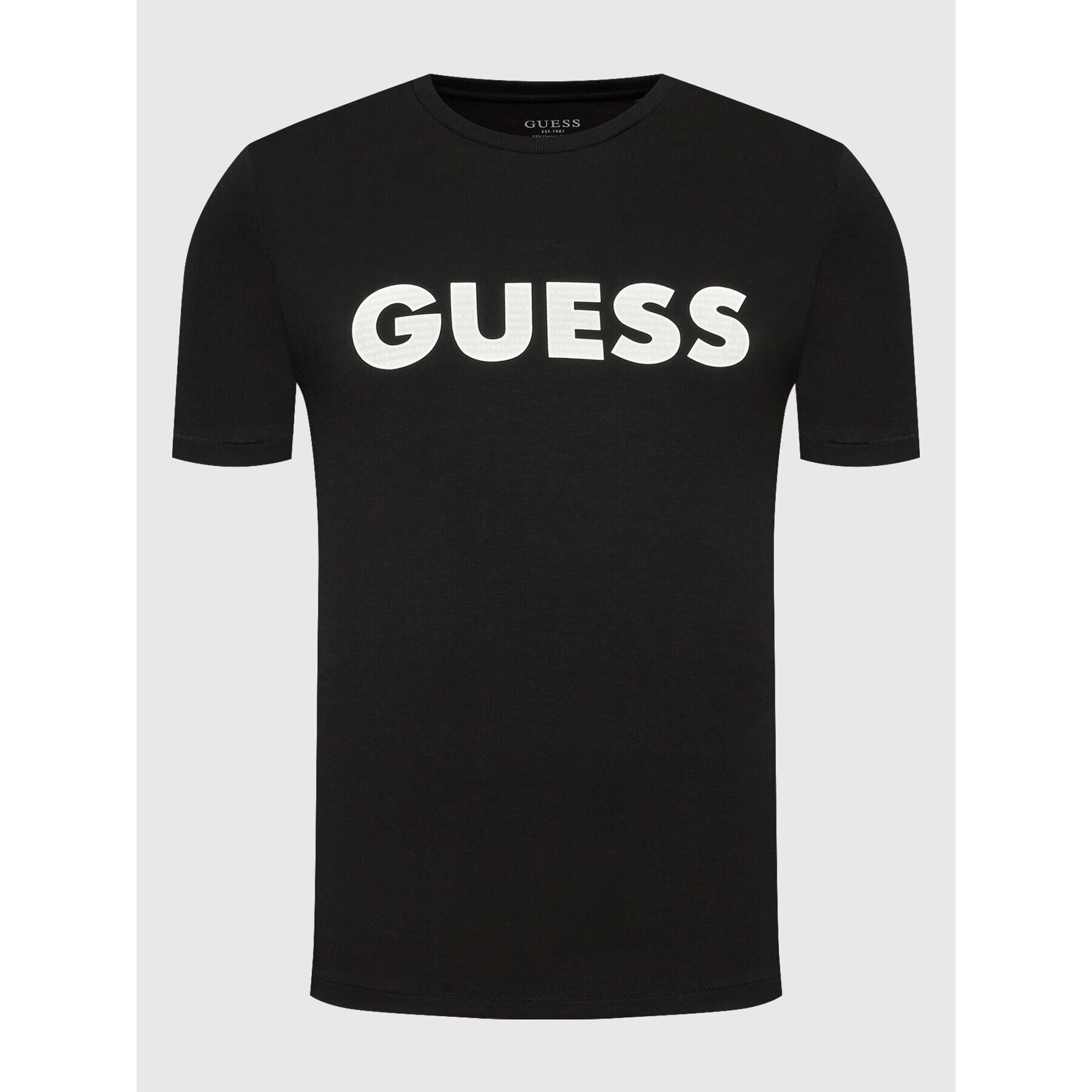 Guess T-Shirt M2YI42 J1311 Černá Slim Fit - Pepit.cz