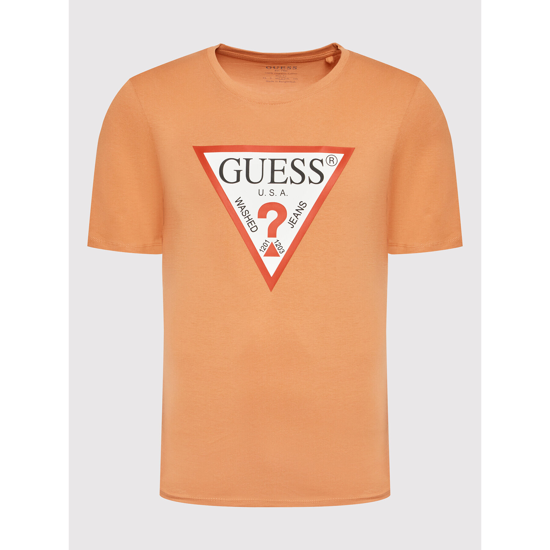 Guess T-Shirt M2YI71 I3Z11 Oranžová Slim Fit - Pepit.cz