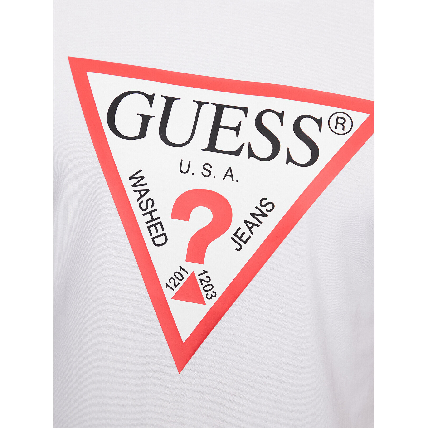 Guess T-Shirt M2YI71 I3Z14 Bílá Slim Fit - Pepit.cz